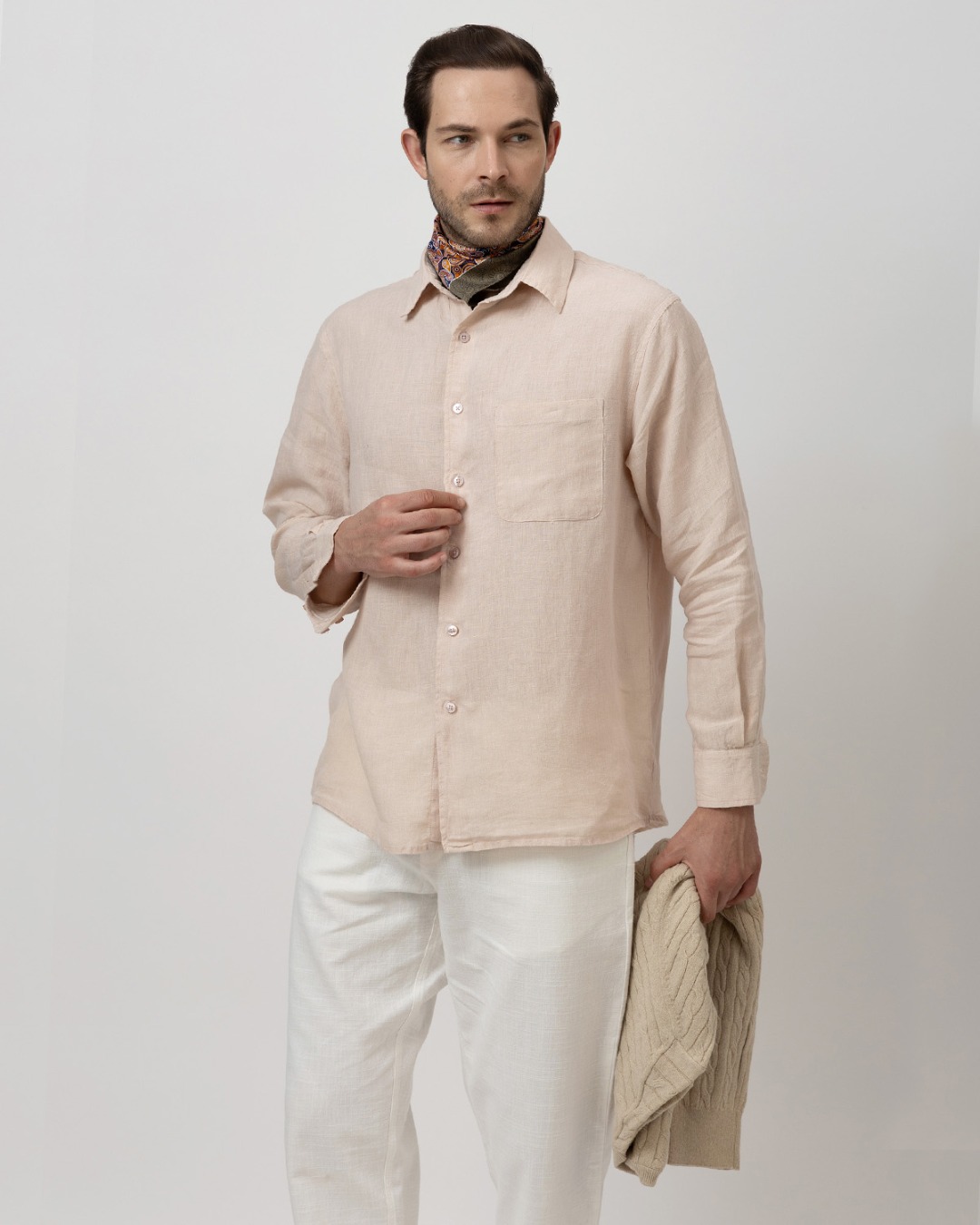 100% Linen Regular Fit Shirt