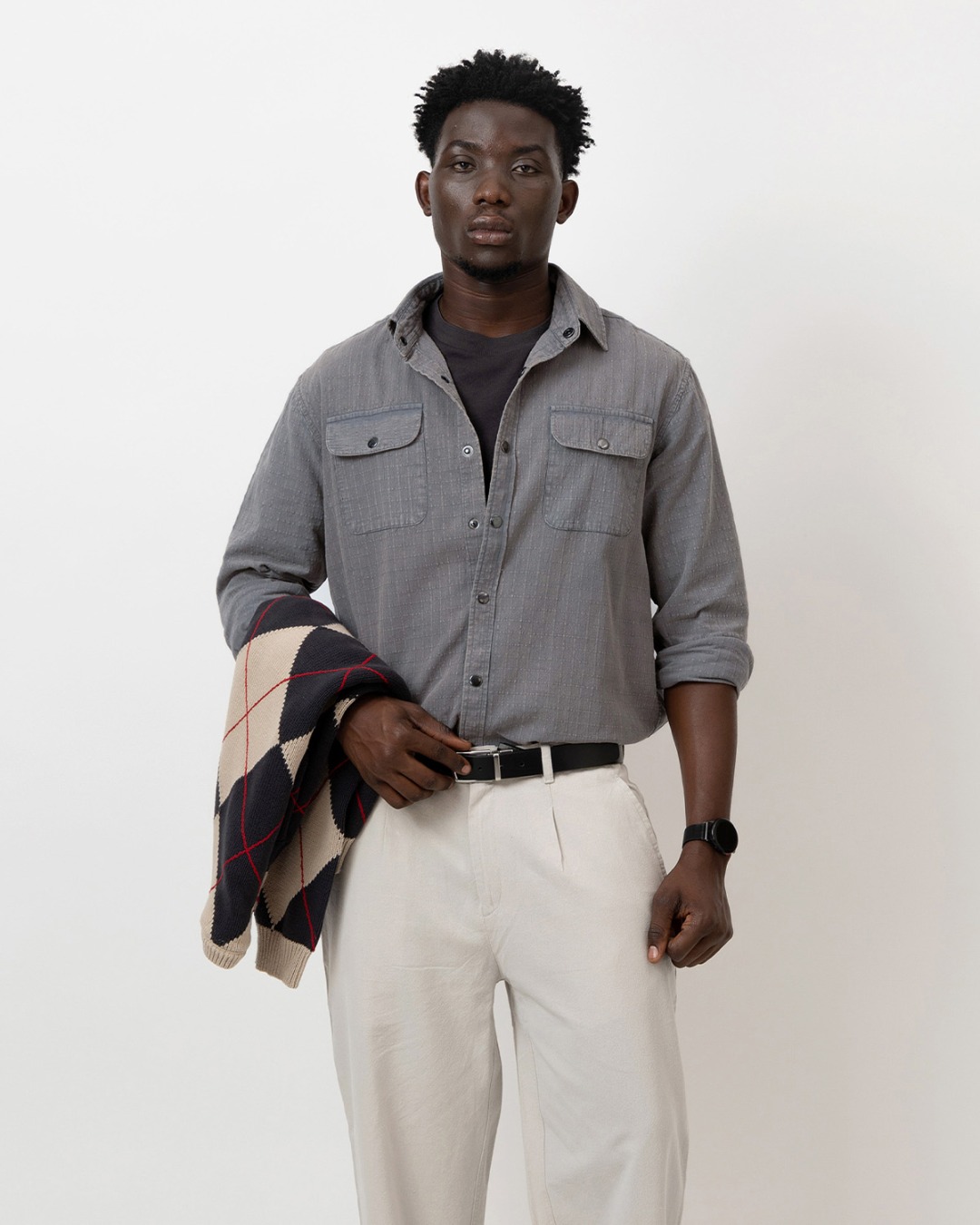 Washed Cotton Shirt With Pockets