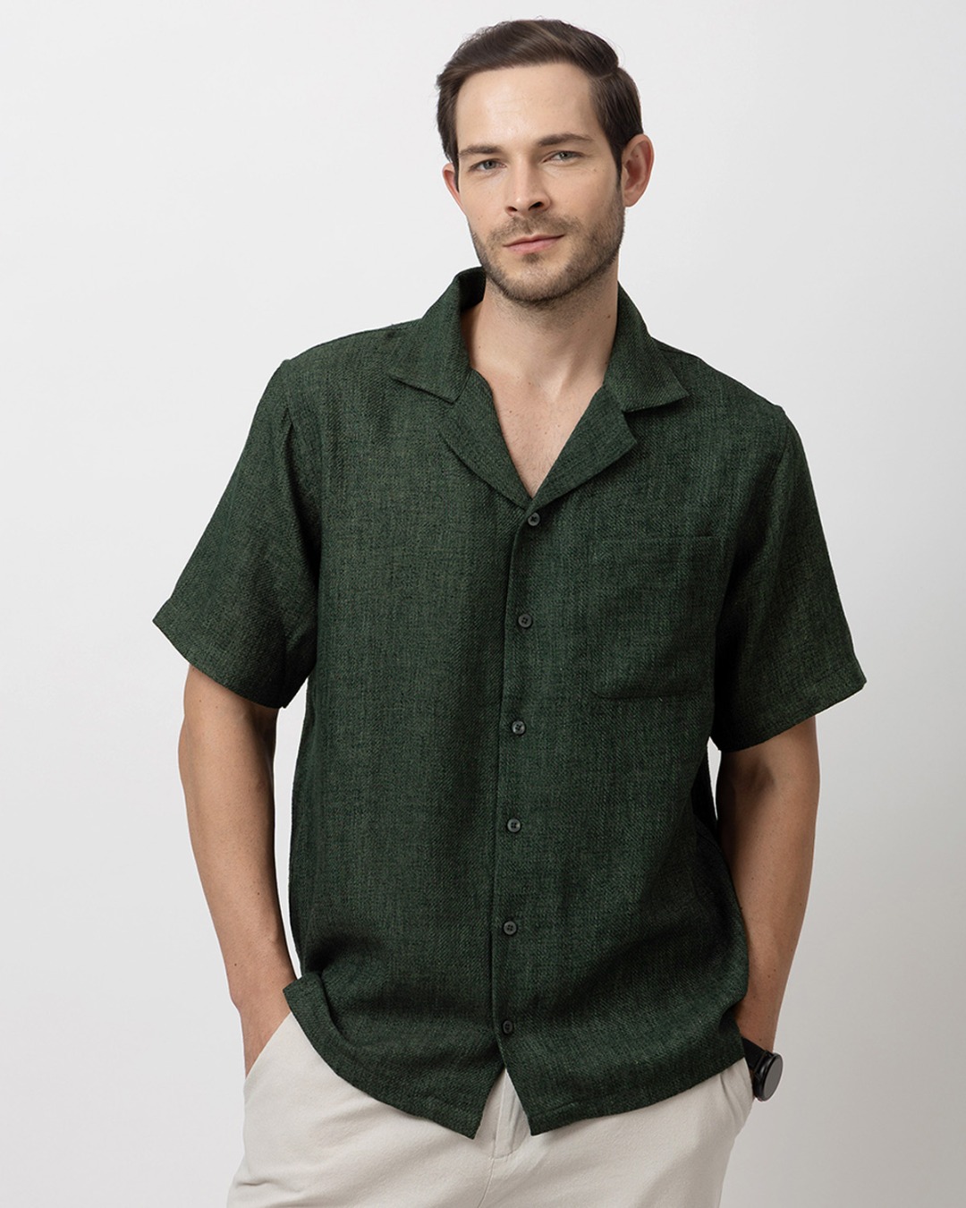 Camp Collar Lounge Shirt