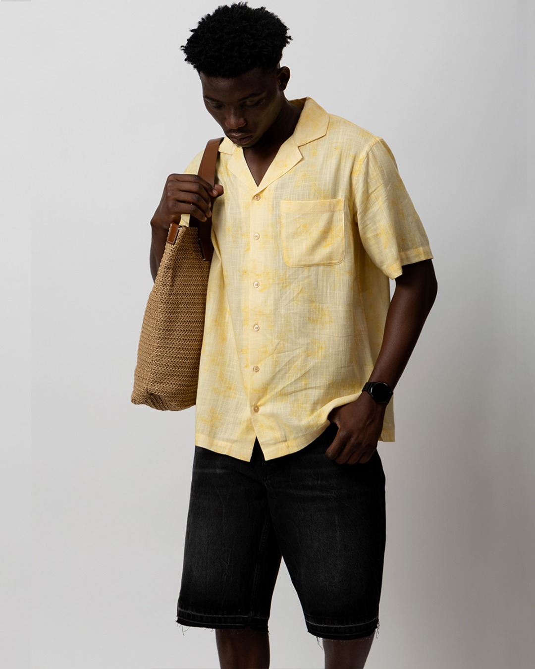 Camp Collar Regular Fit Holiday Shirt