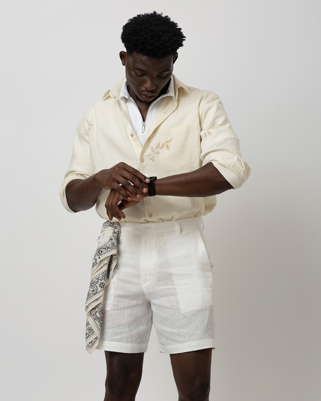 Regular Fit Linen Cotton Shirt