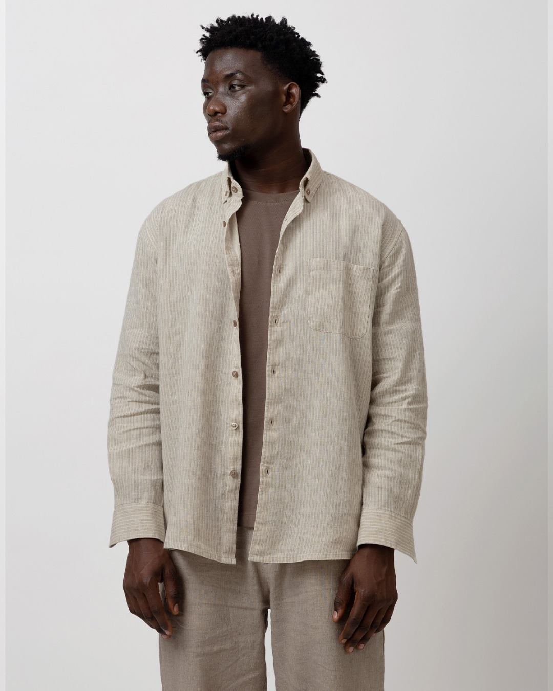 Regular Fit Linen Cotton Shirt