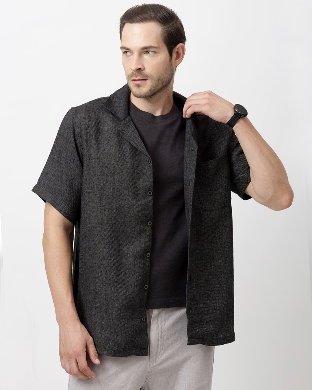 Camp Collar Lounge Shirt