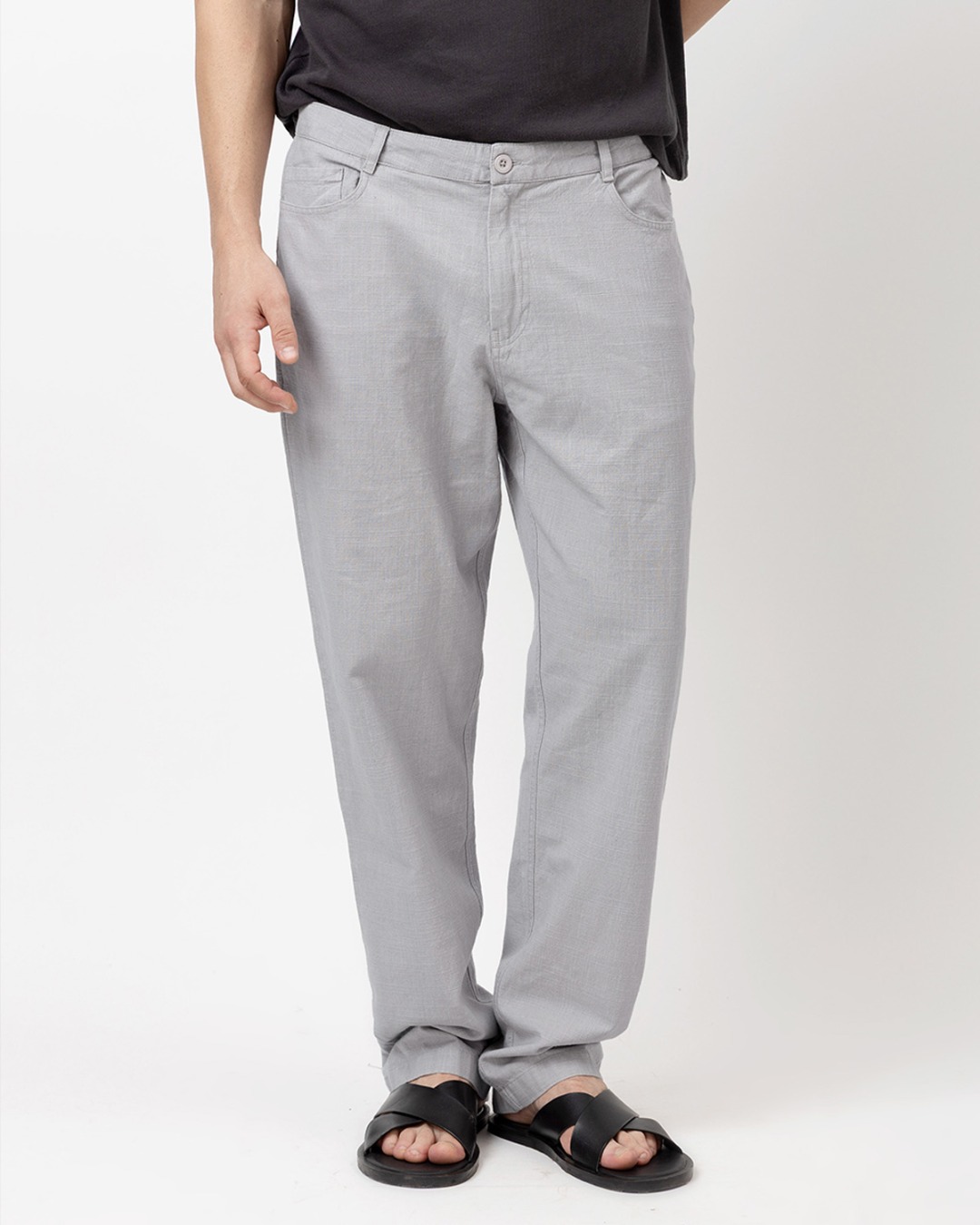 Cotton Regular Fit Trousers