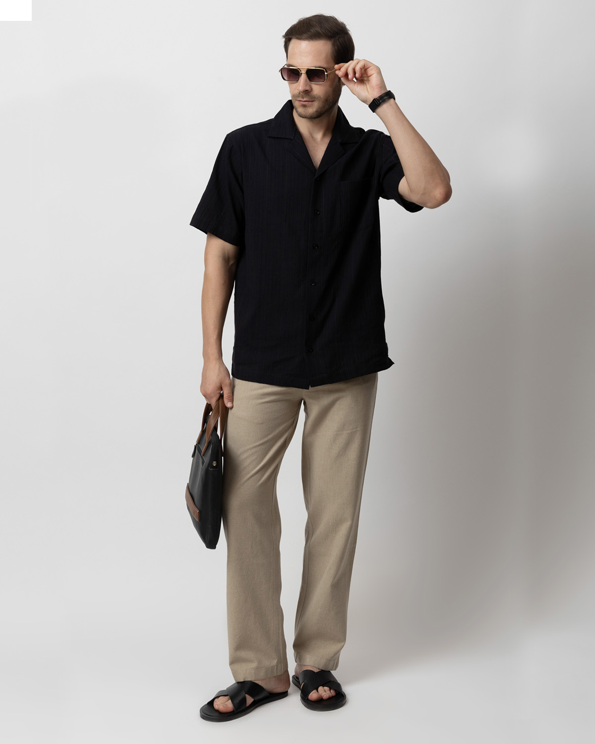 Textured Short Sleeve Shirt