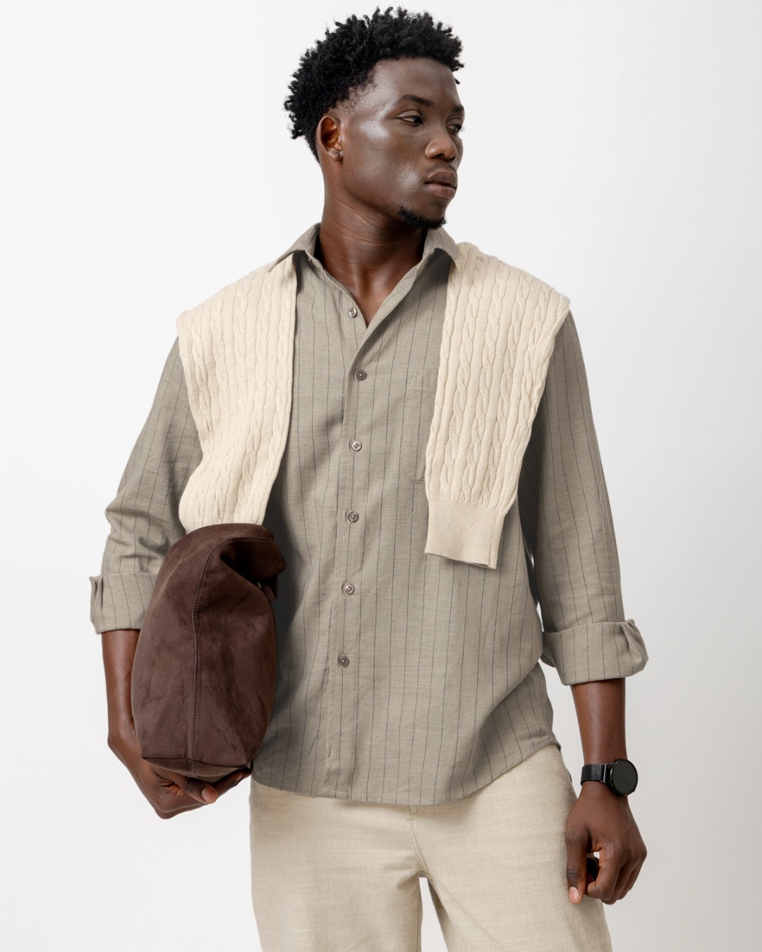 Linen Blend Regular Fit Shirt