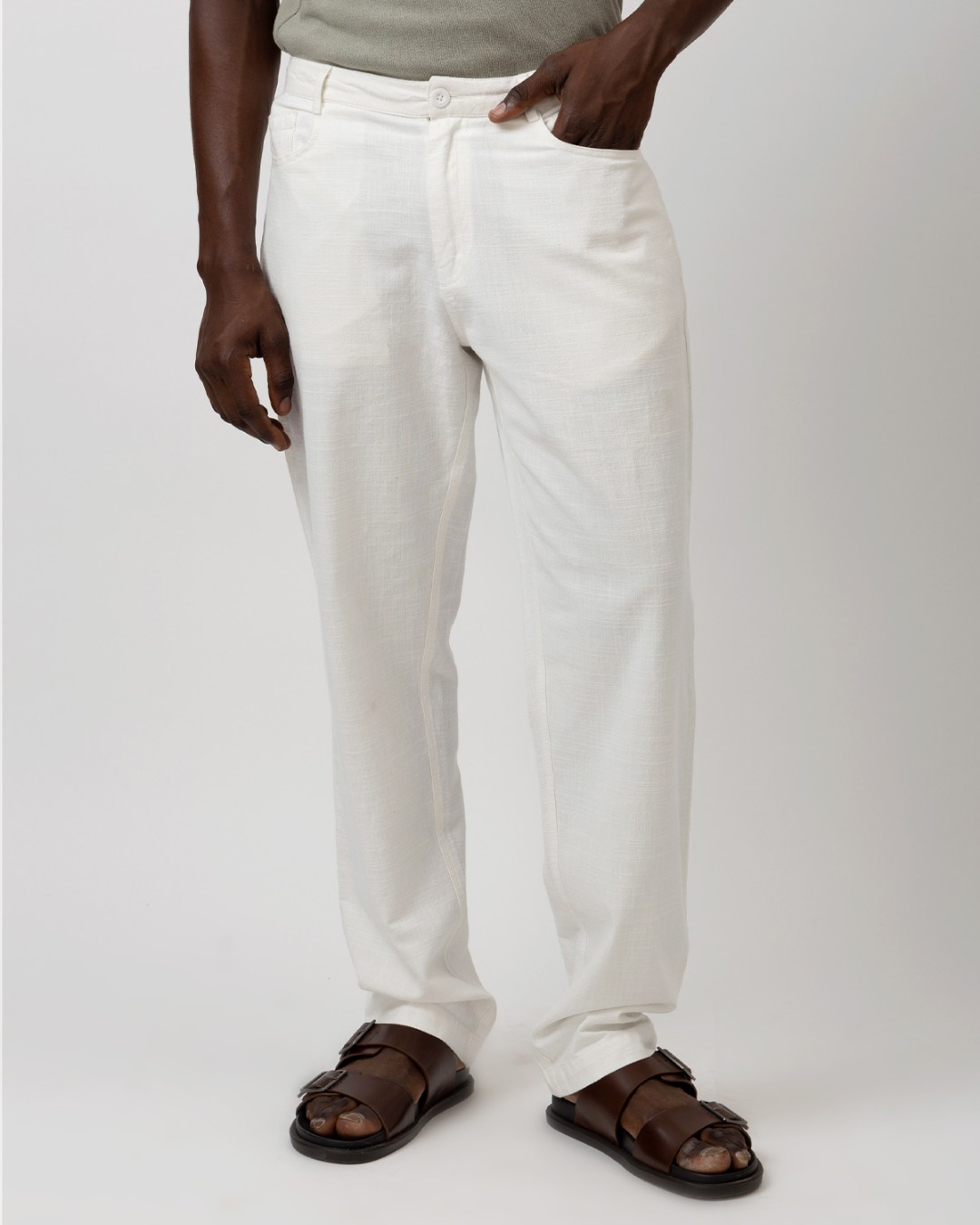 Cotton Regular Fit Trousers