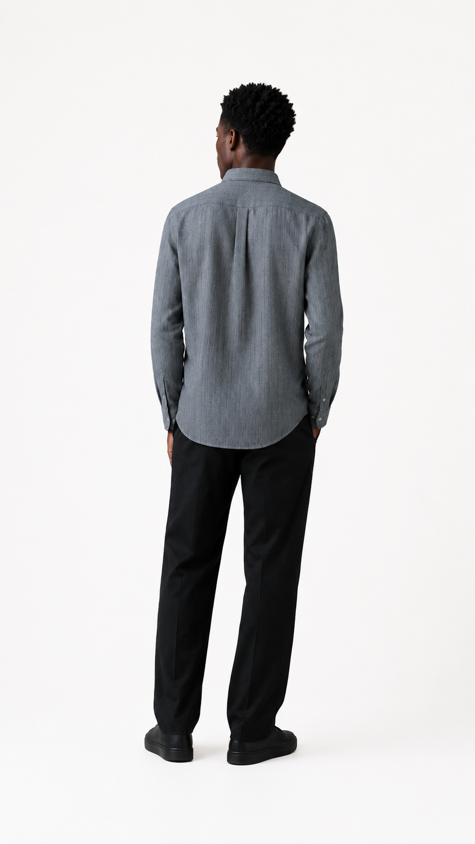 Linen Blend Regular Fit Shirt view 3