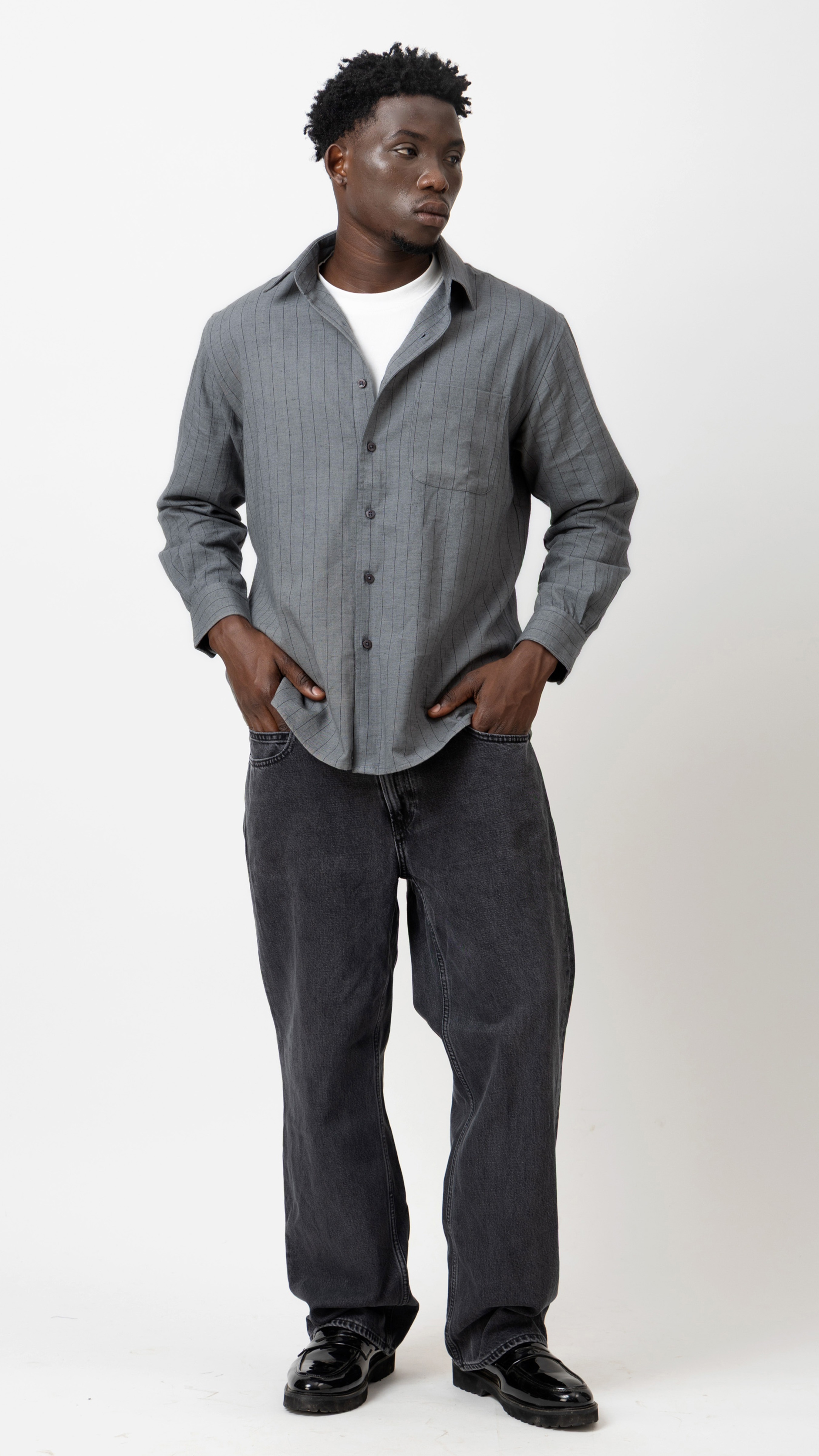 Linen Blend Regular Fit Shirt view 1