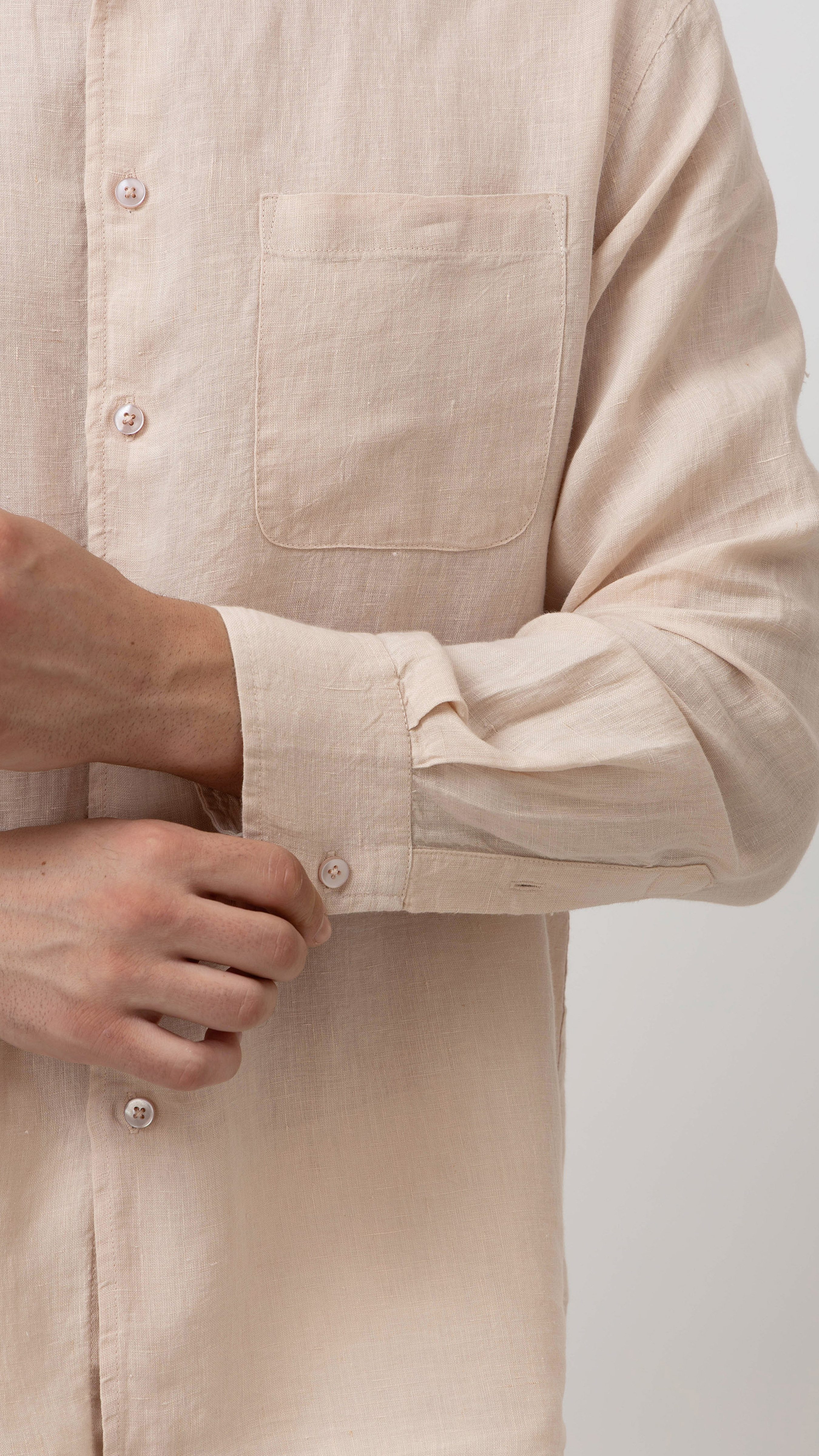 100% Linen Regular Fit Shirt view 7