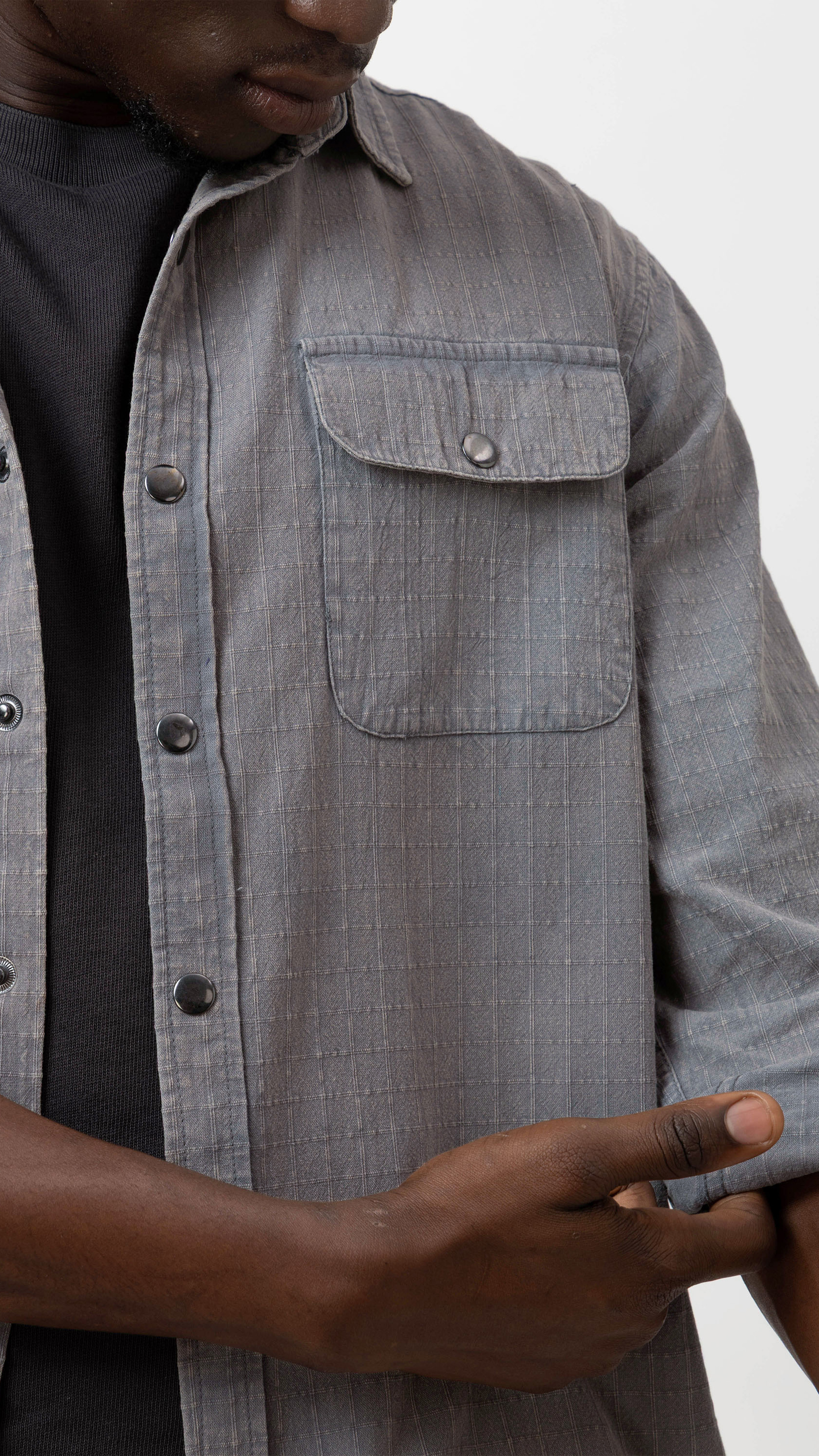 Washed Cotton Shirt With Pockets view 6