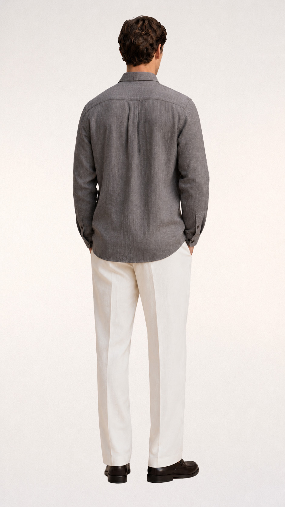 Washed Cotton Shirt With Pockets view 3