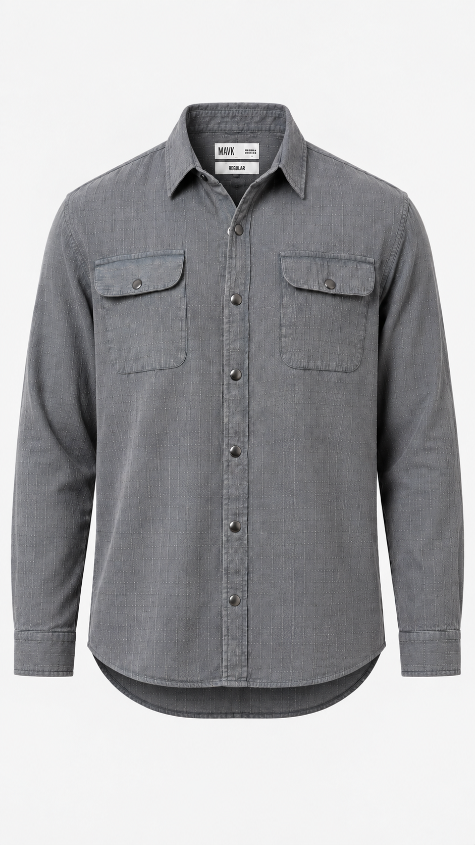 Washed Cotton Shirt With Pockets view 7