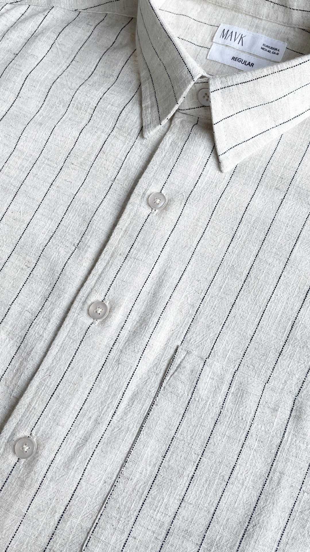 Linen Blend Regular Fit Shirt view 6