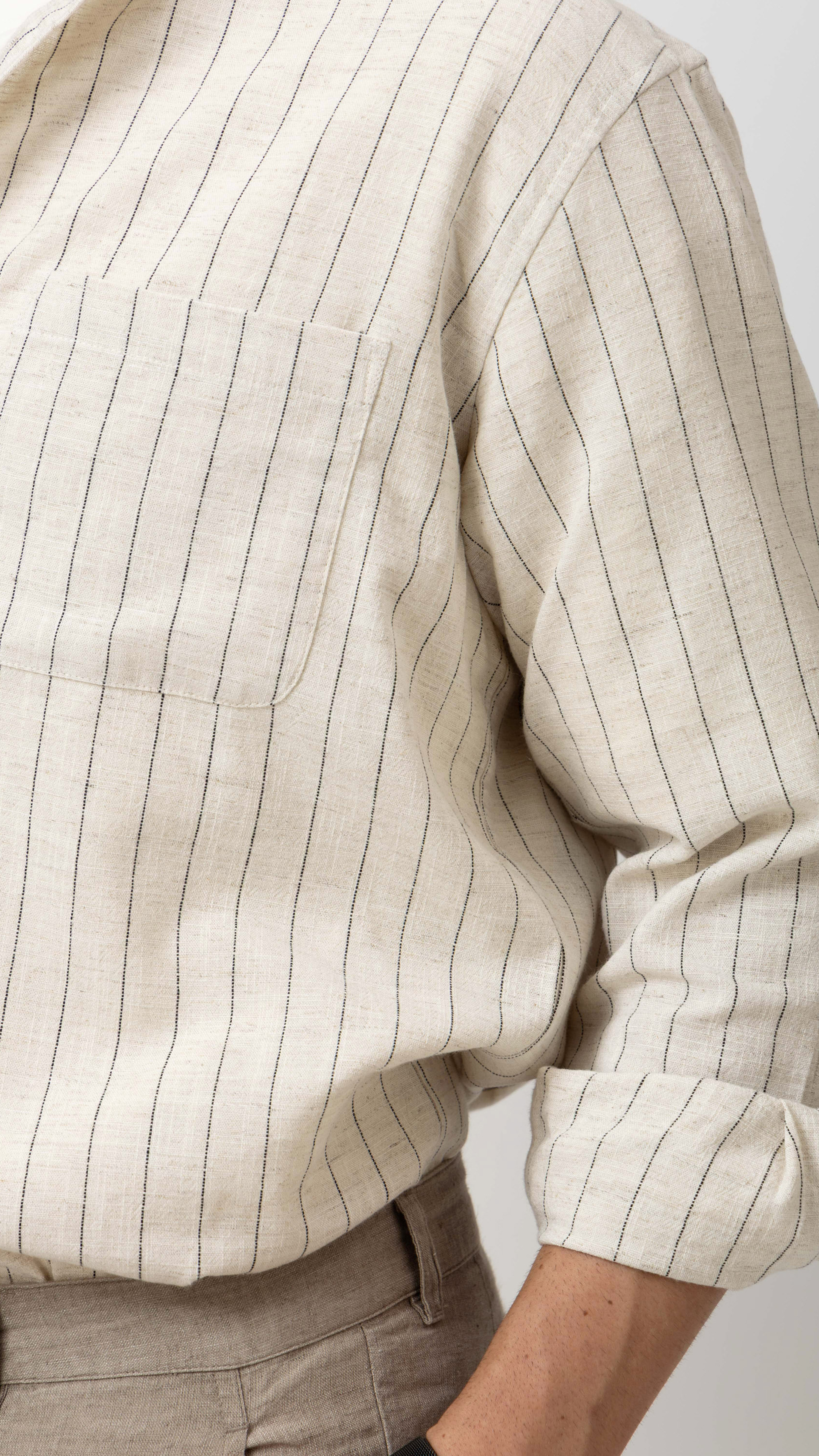 Linen Blend Regular Fit Shirt view 5