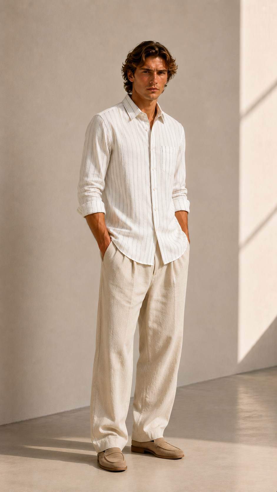 Linen Blend Regular Fit Shirt view 2