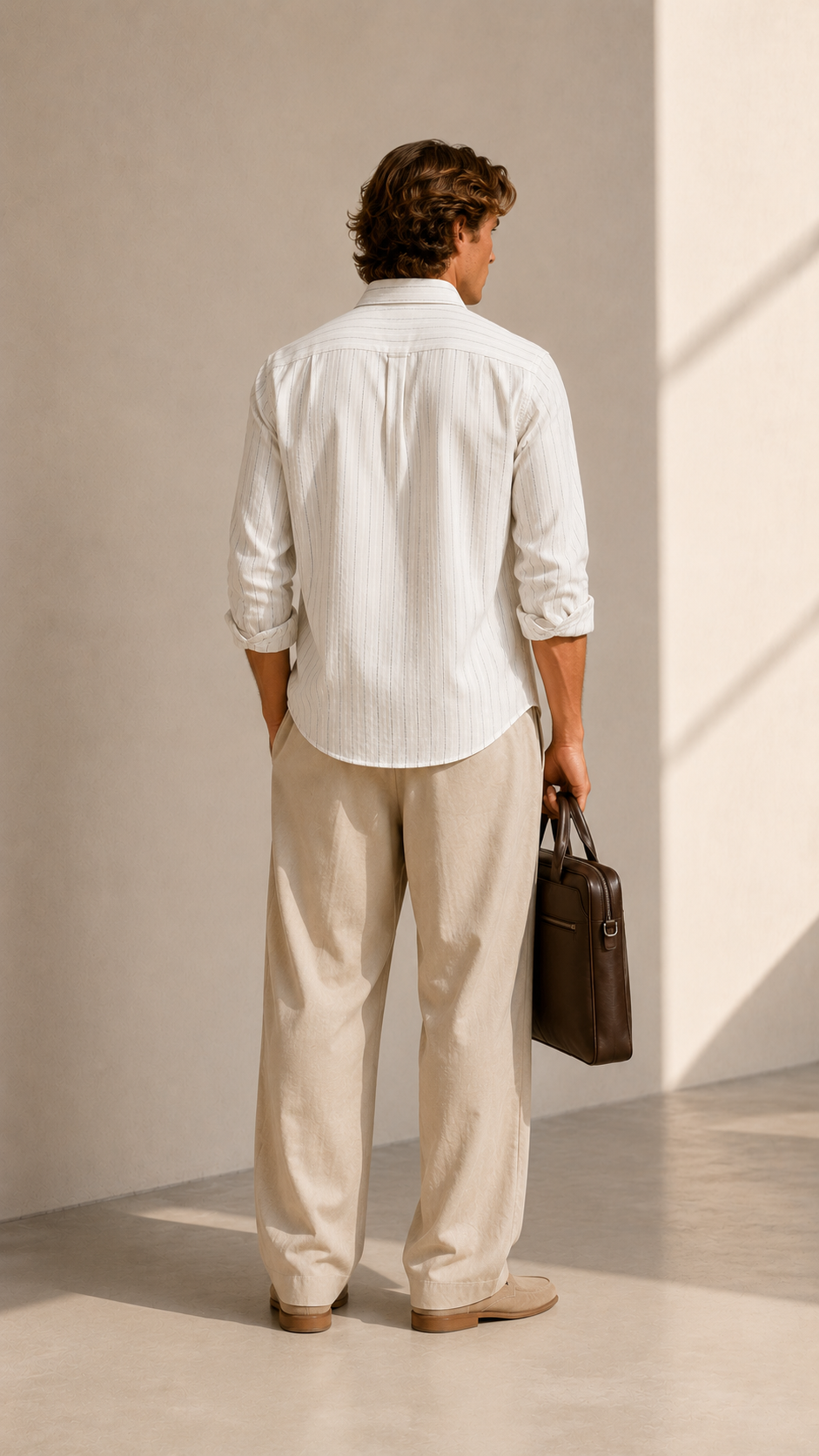 Linen Blend Regular Fit Shirt view 3