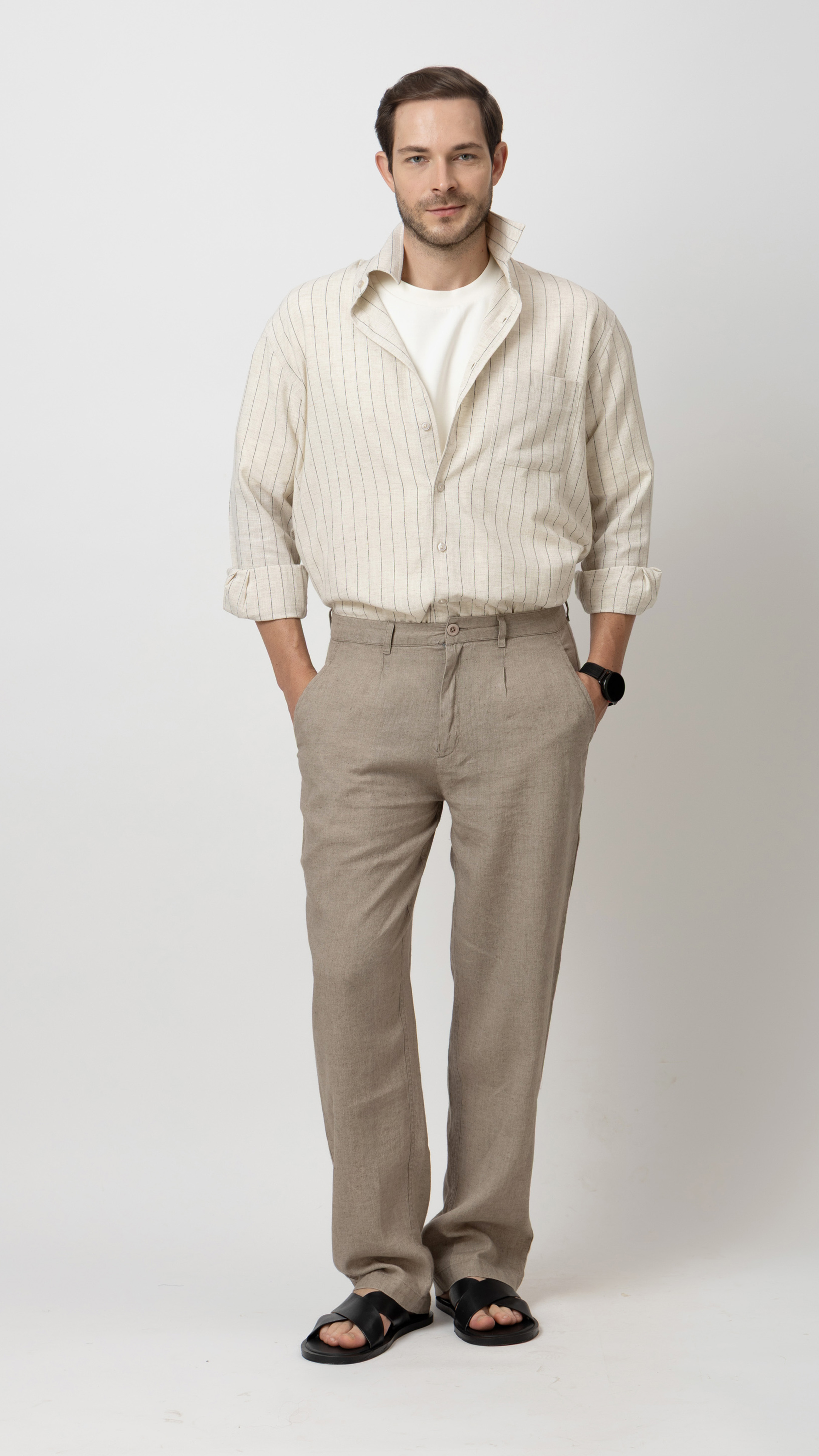 Linen Blend Regular Fit Shirt
