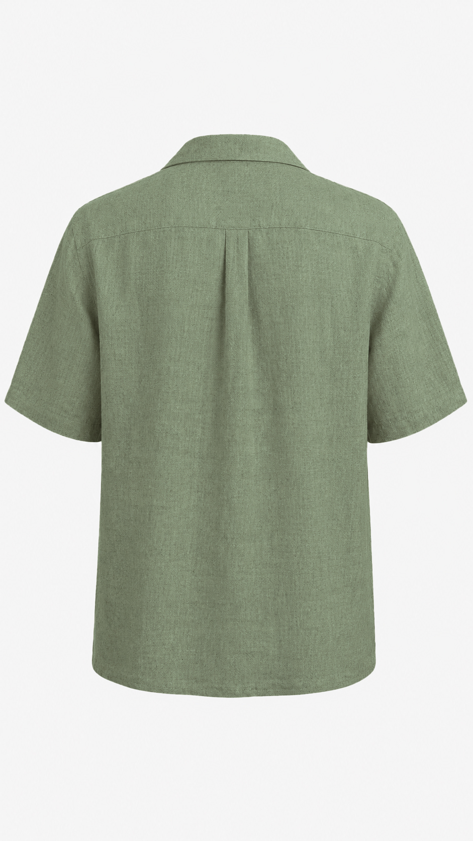 Camp Collar Linen Cotton Shirt view 4