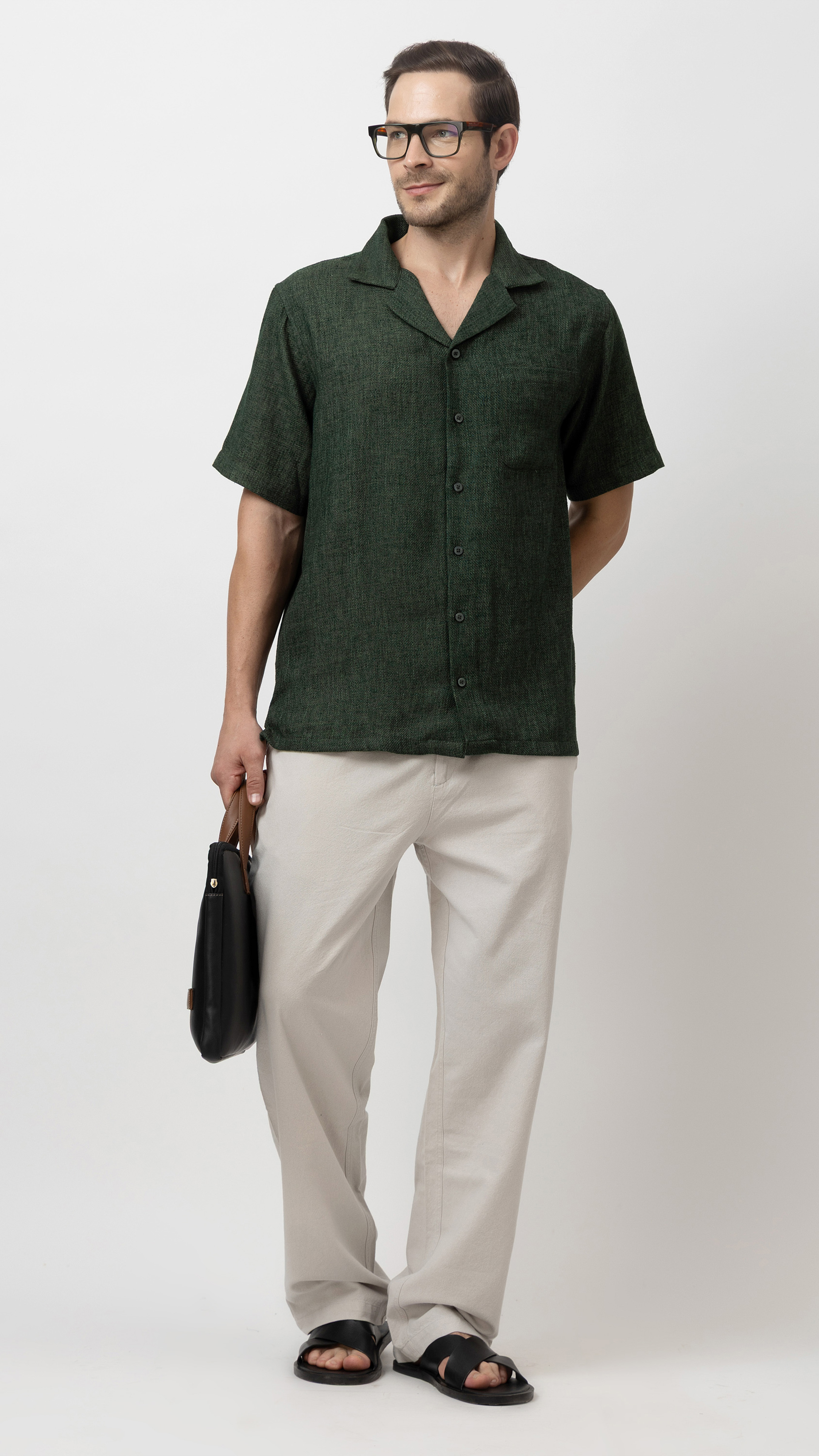 Camp Collar Lounge Shirt view 1