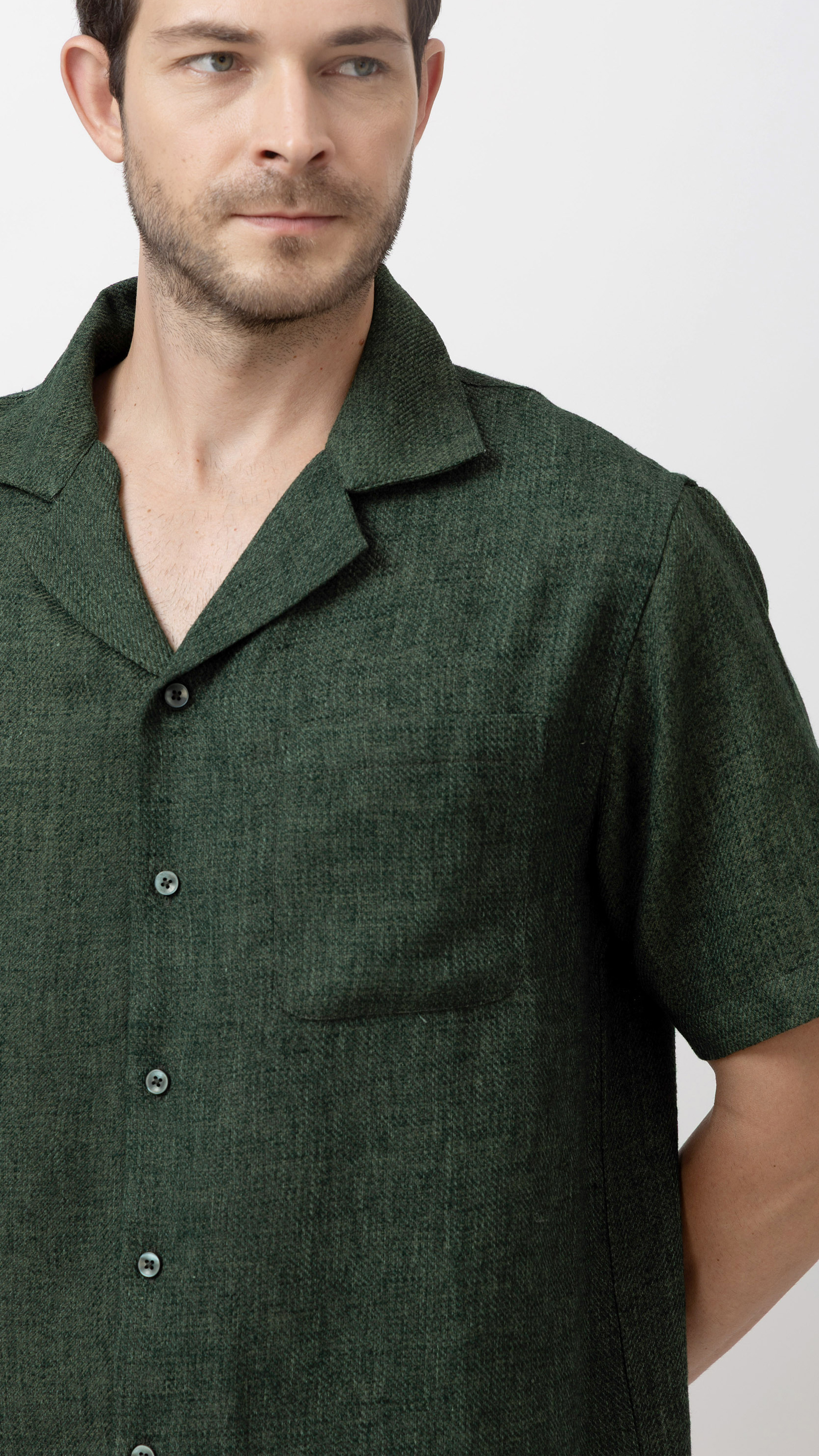 Camp Collar Lounge Shirt view 3