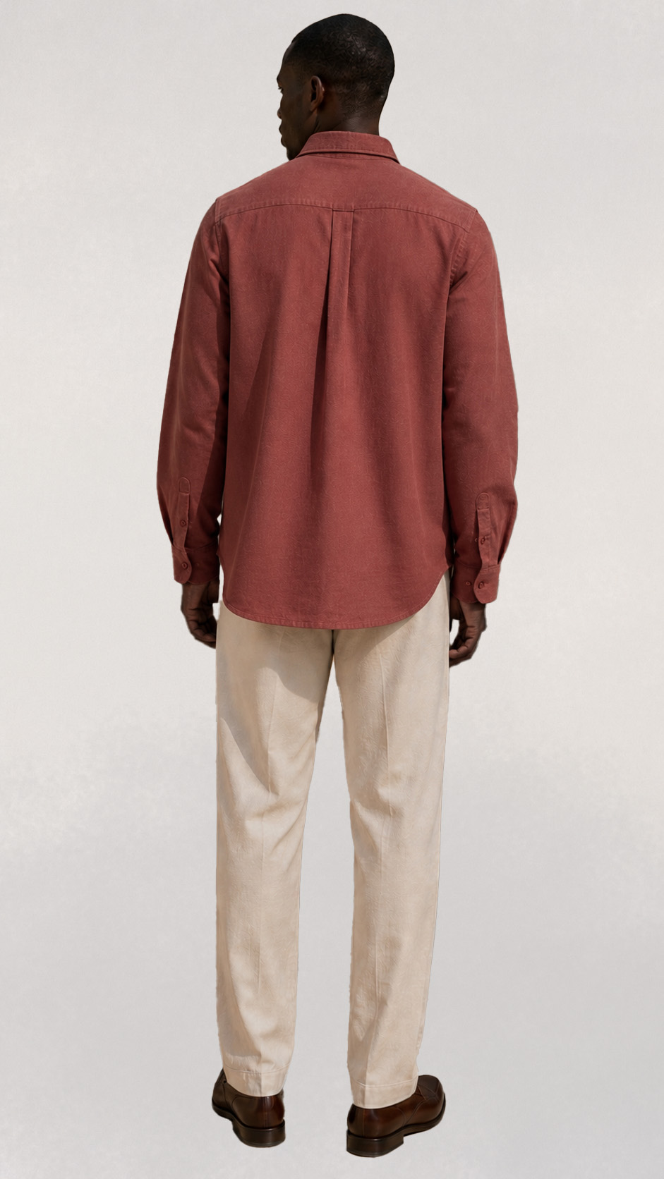 Regular Fit Cotton Shirt With Pockets view 3