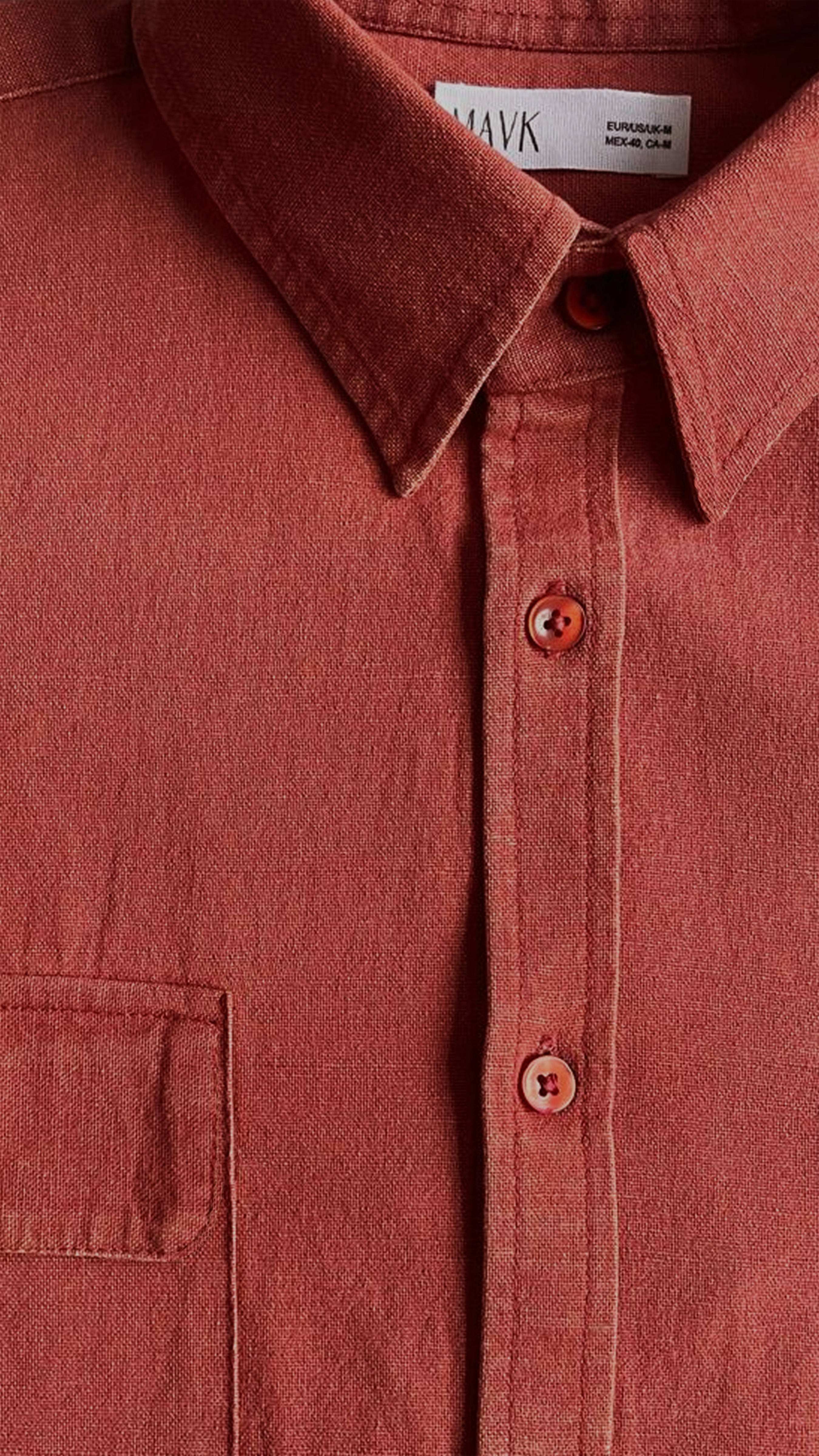Regular Fit Cotton Shirt With Pockets view 8