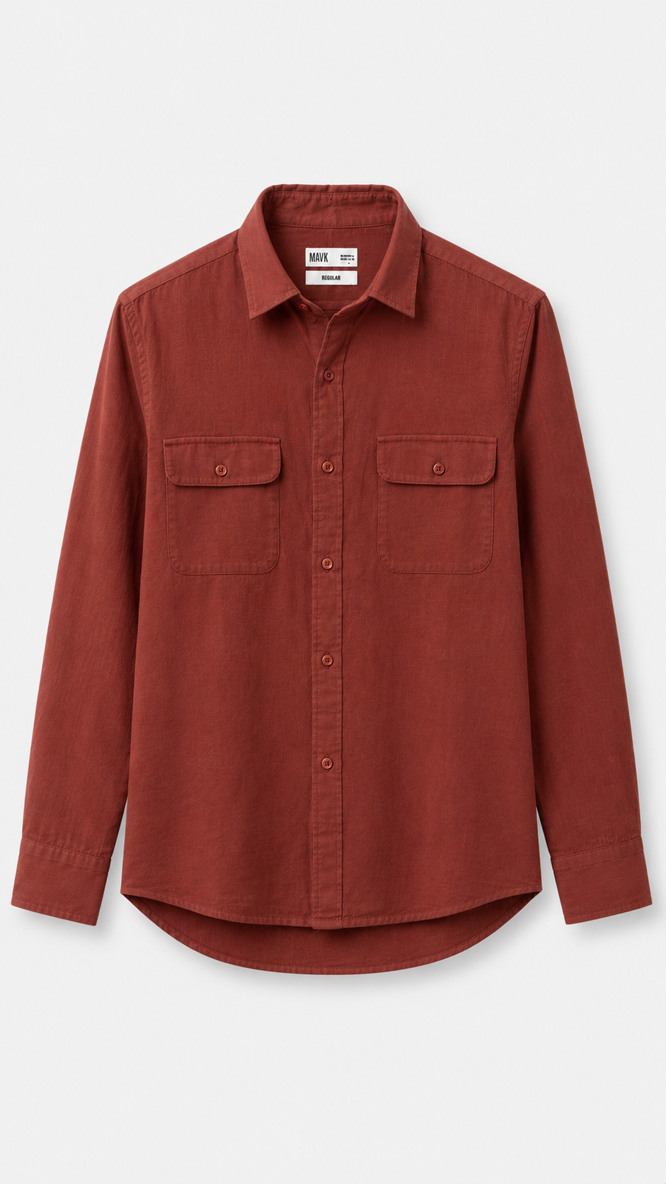 Regular Fit Cotton Shirt With Pockets view 6
