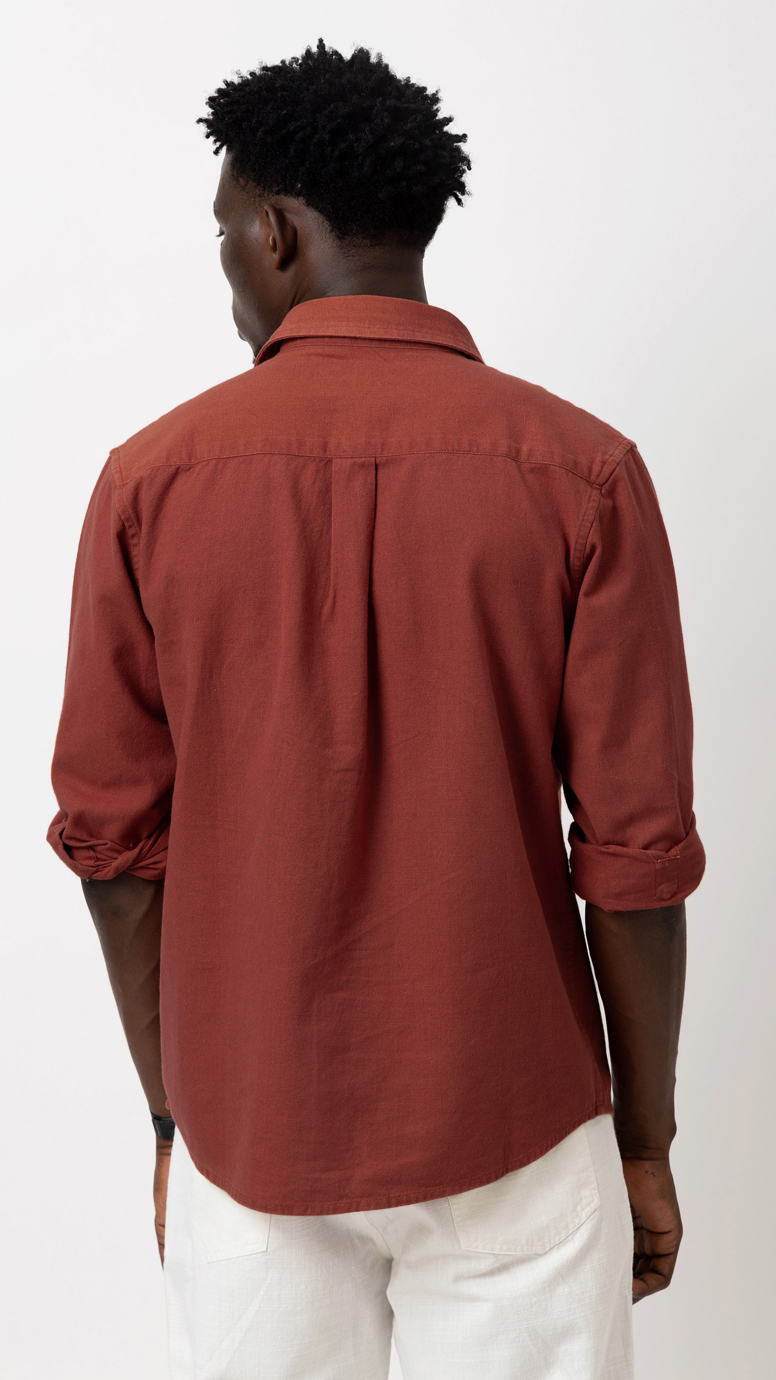 Regular Fit Cotton Shirt With Pockets view 4