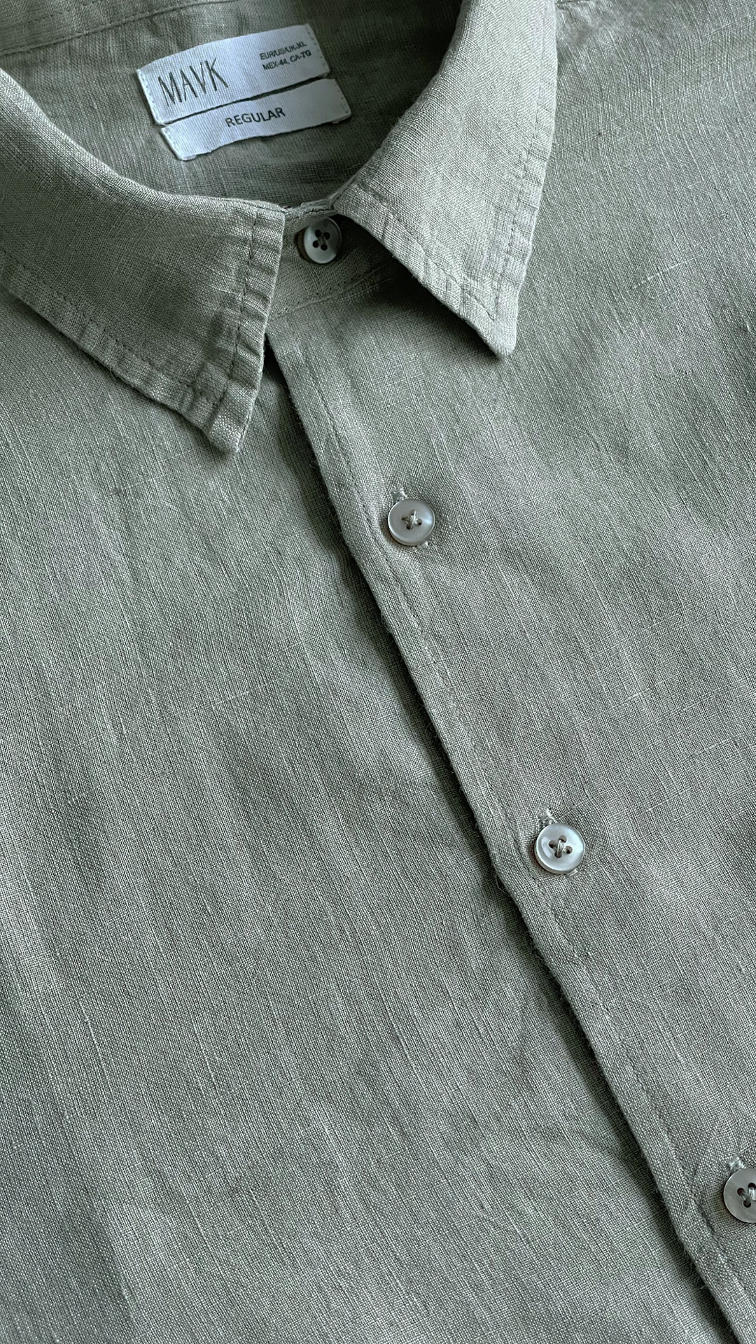 100% Linen Regular Fit Shirt view 6