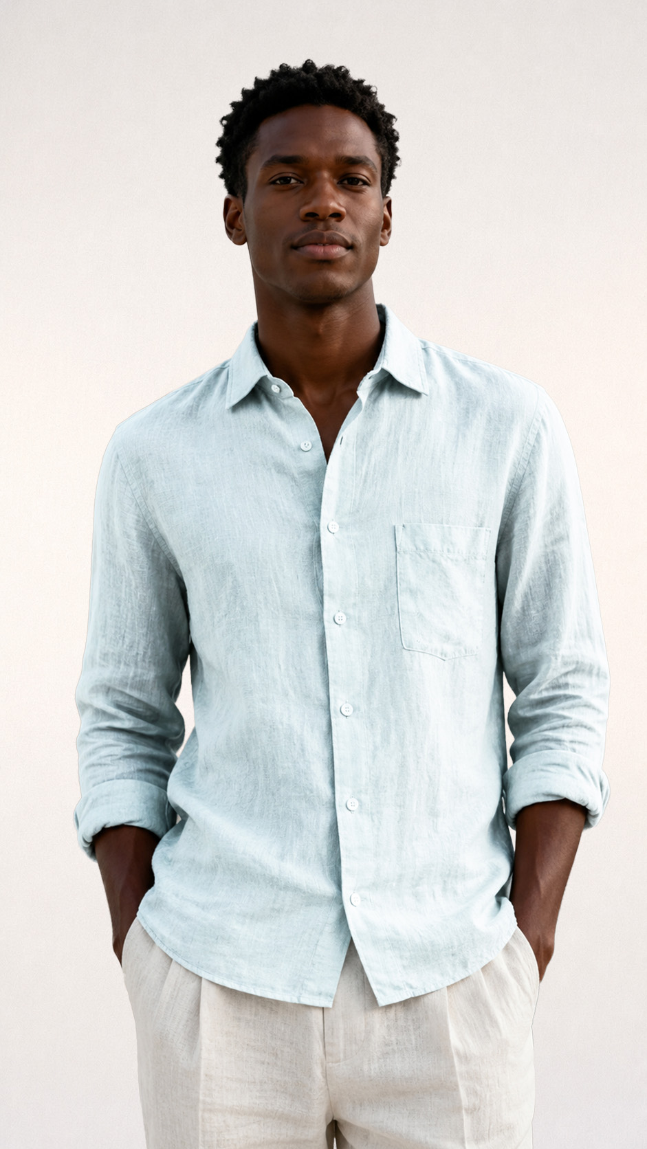 100% Linen Regular Fit Shirt alternate