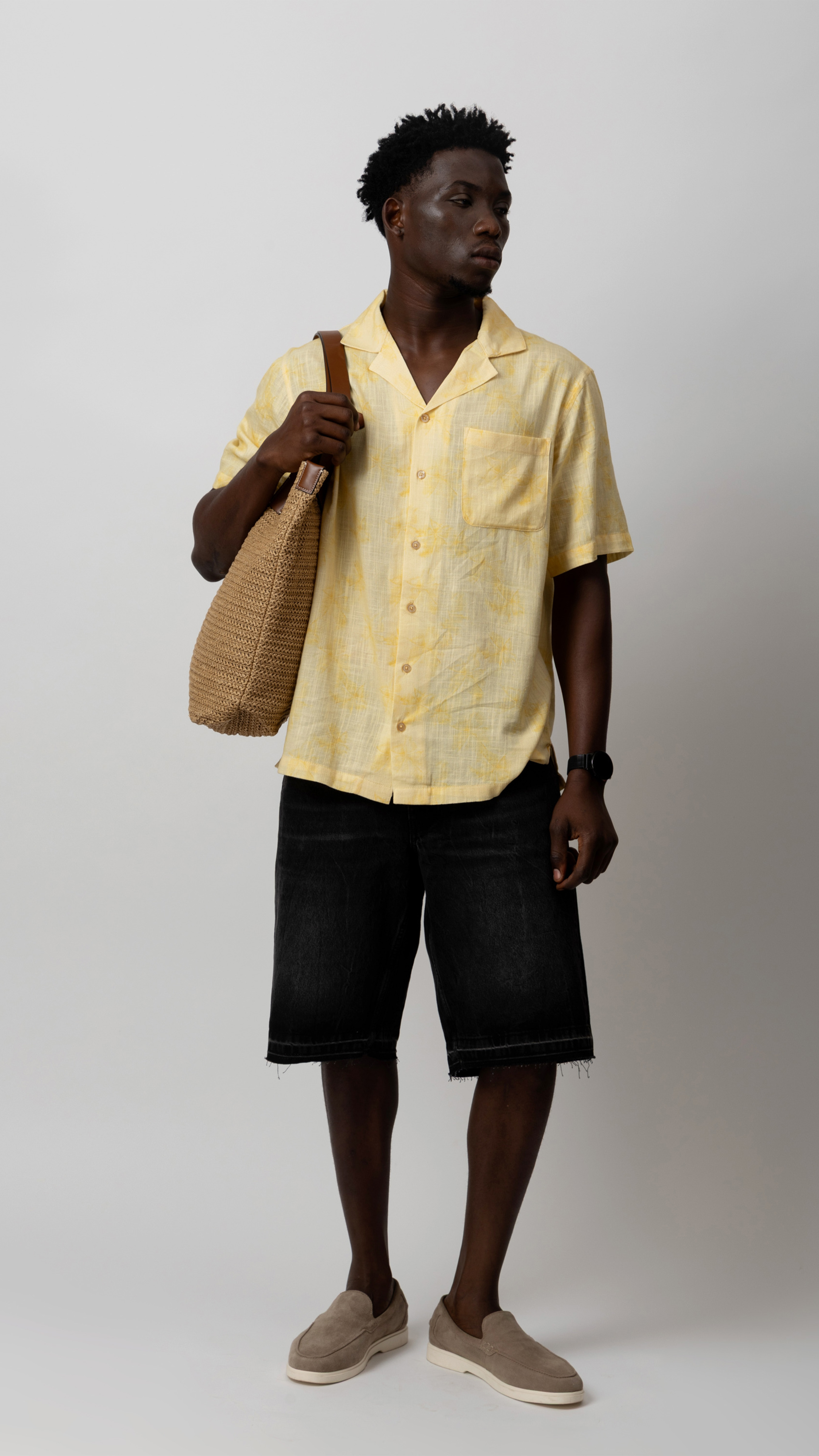 Camp Collar Regular Fit Holiday Shirt