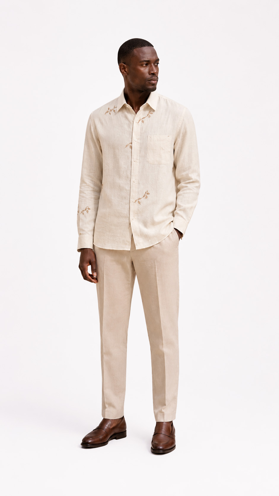 Regular Fit Linen Cotton Shirt alternate