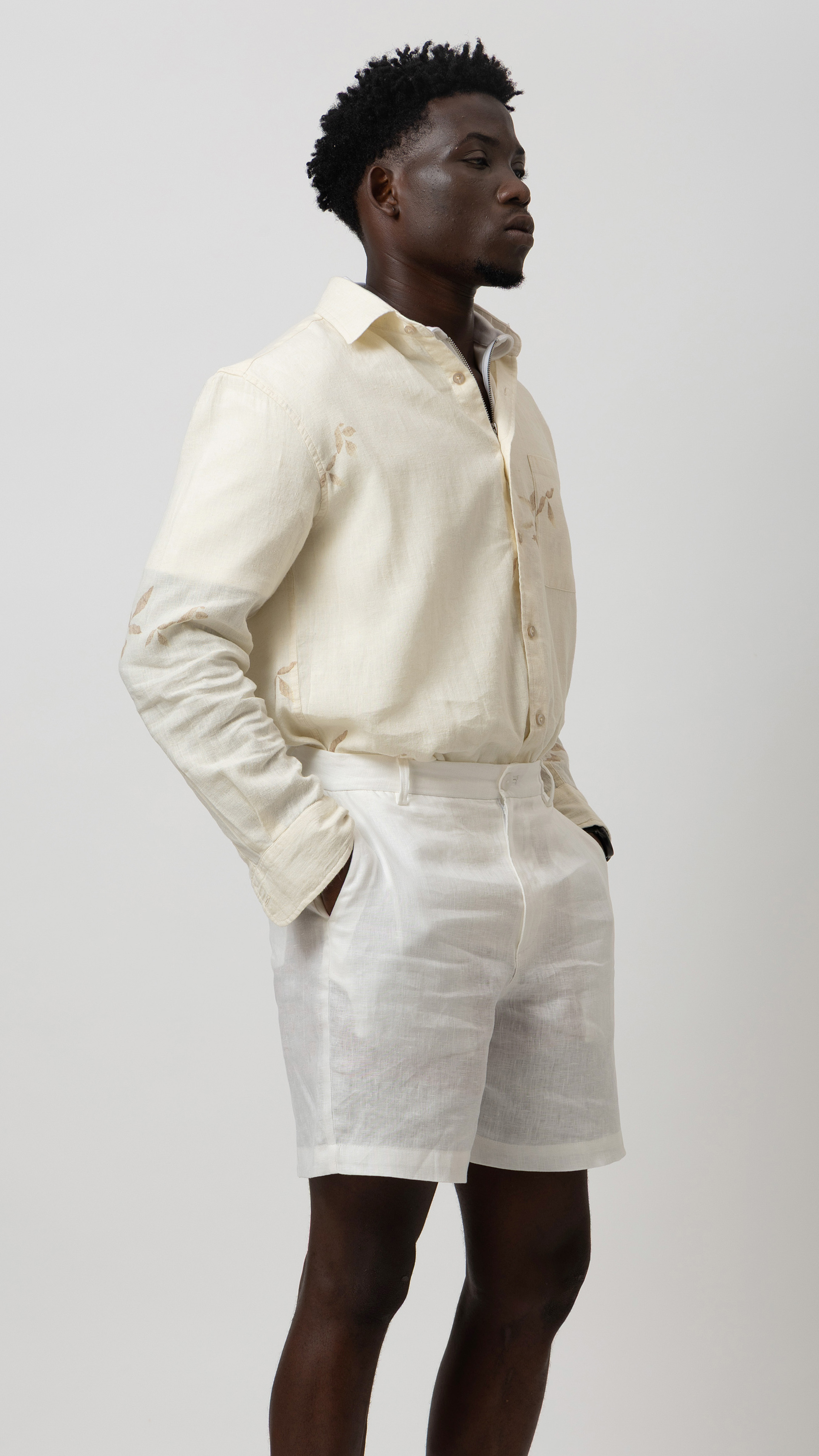 Regular Fit Linen Cotton Shirt view 4
