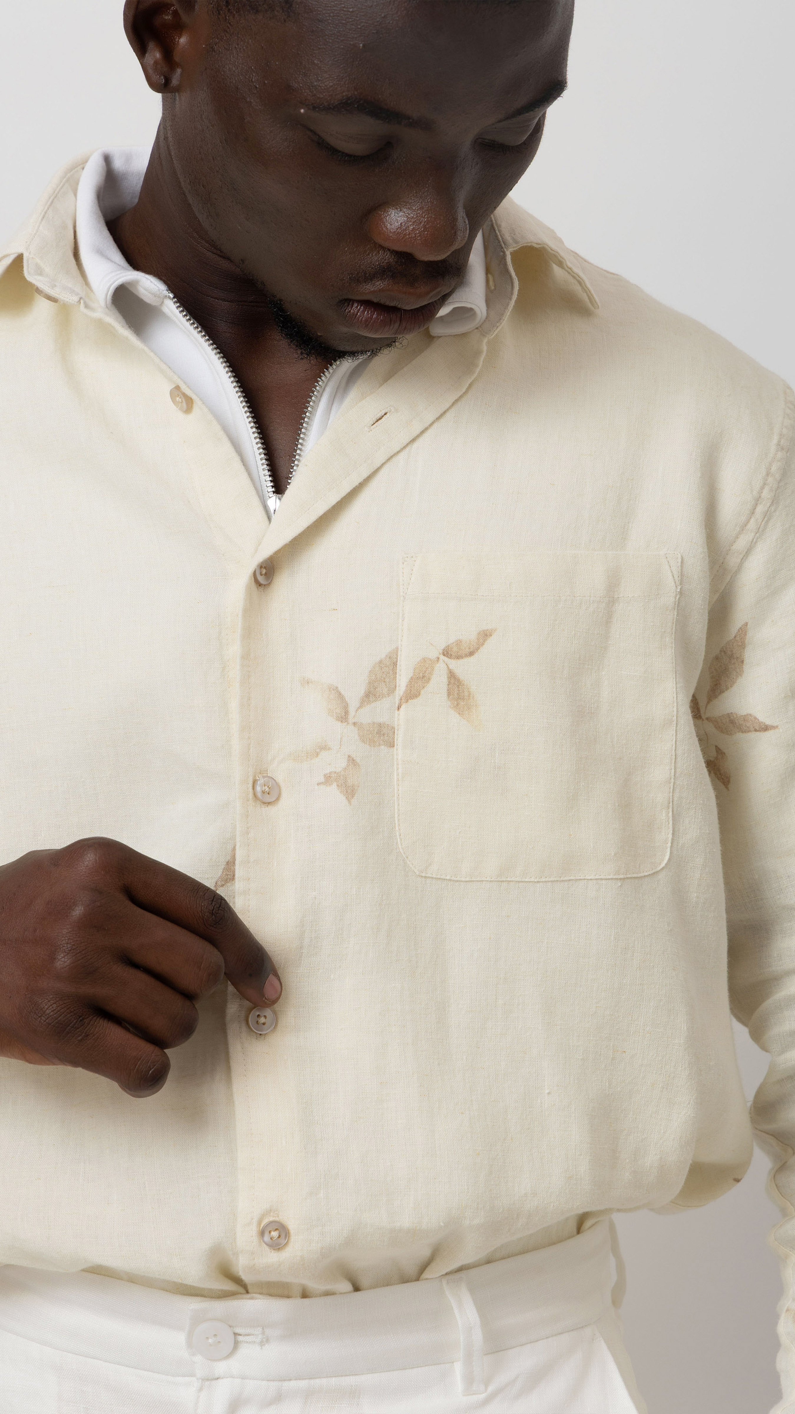 Regular Fit Linen Cotton Shirt view 6