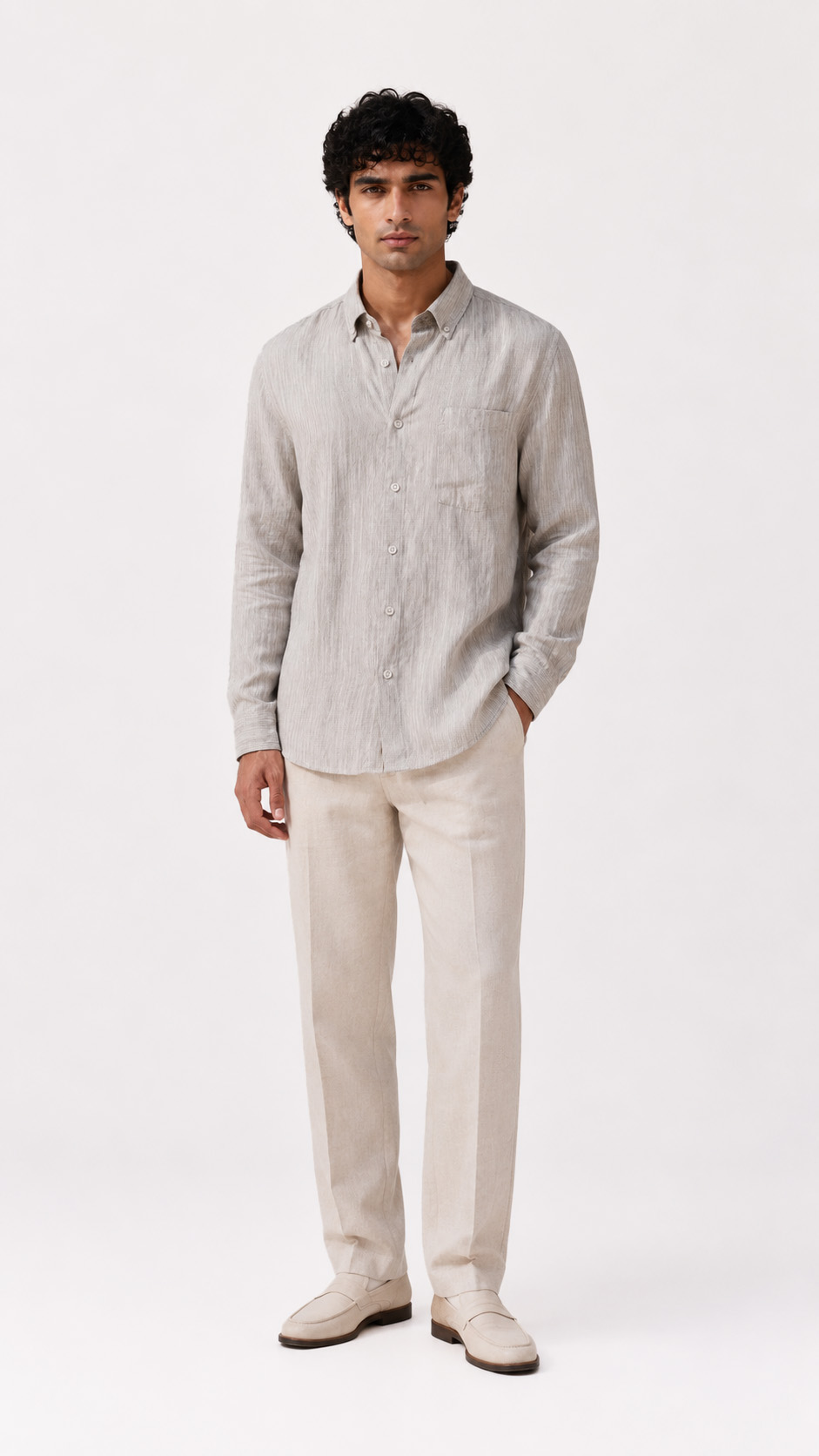 Regular Fit Linen Cotton Shirt alternate
