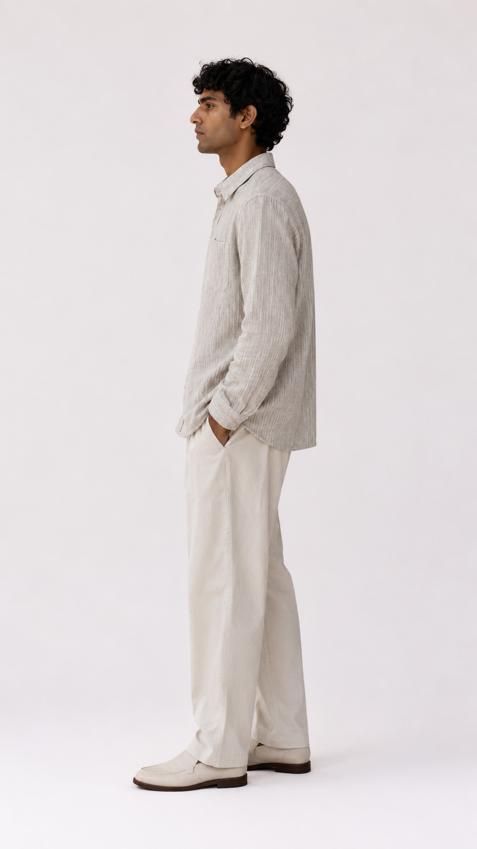 Regular Fit Linen Cotton Shirt view 2