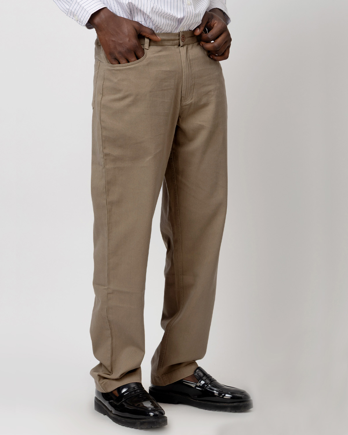COTTON REGULAR FIT TROUSERS view 4