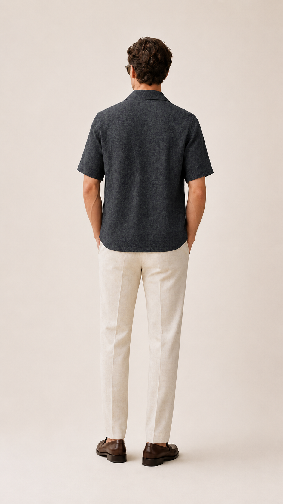 Camp Collar Lounge Shirt view 3