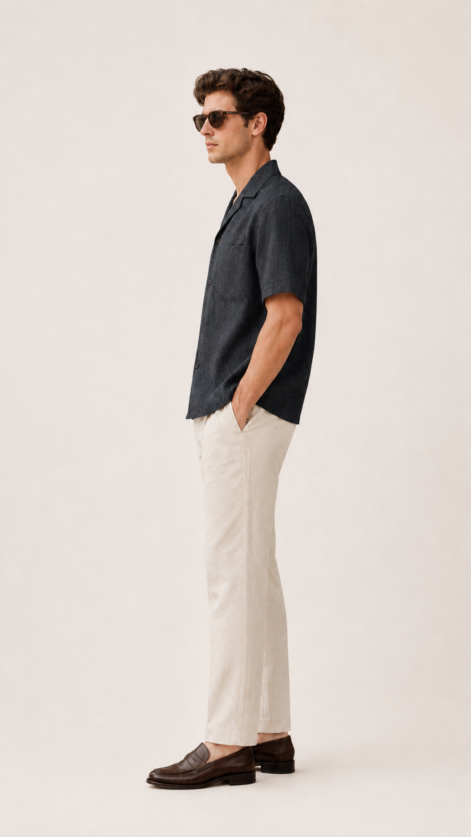 Camp Collar Lounge Shirt view 2
