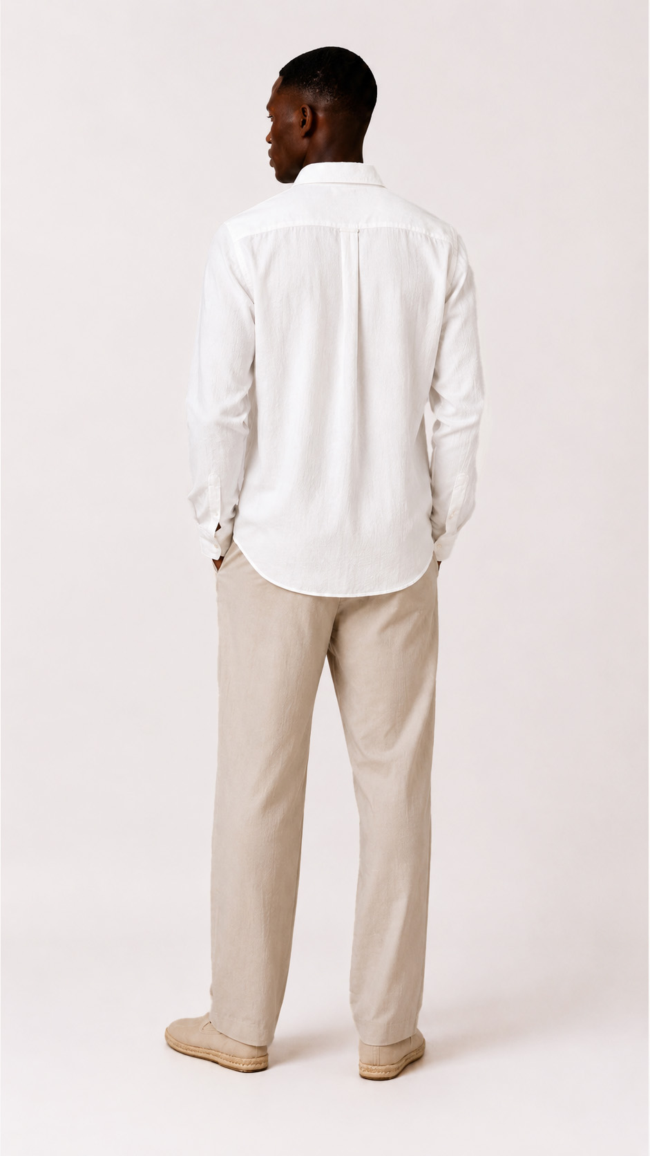 100% Linen Regular Fit Shirt view 3