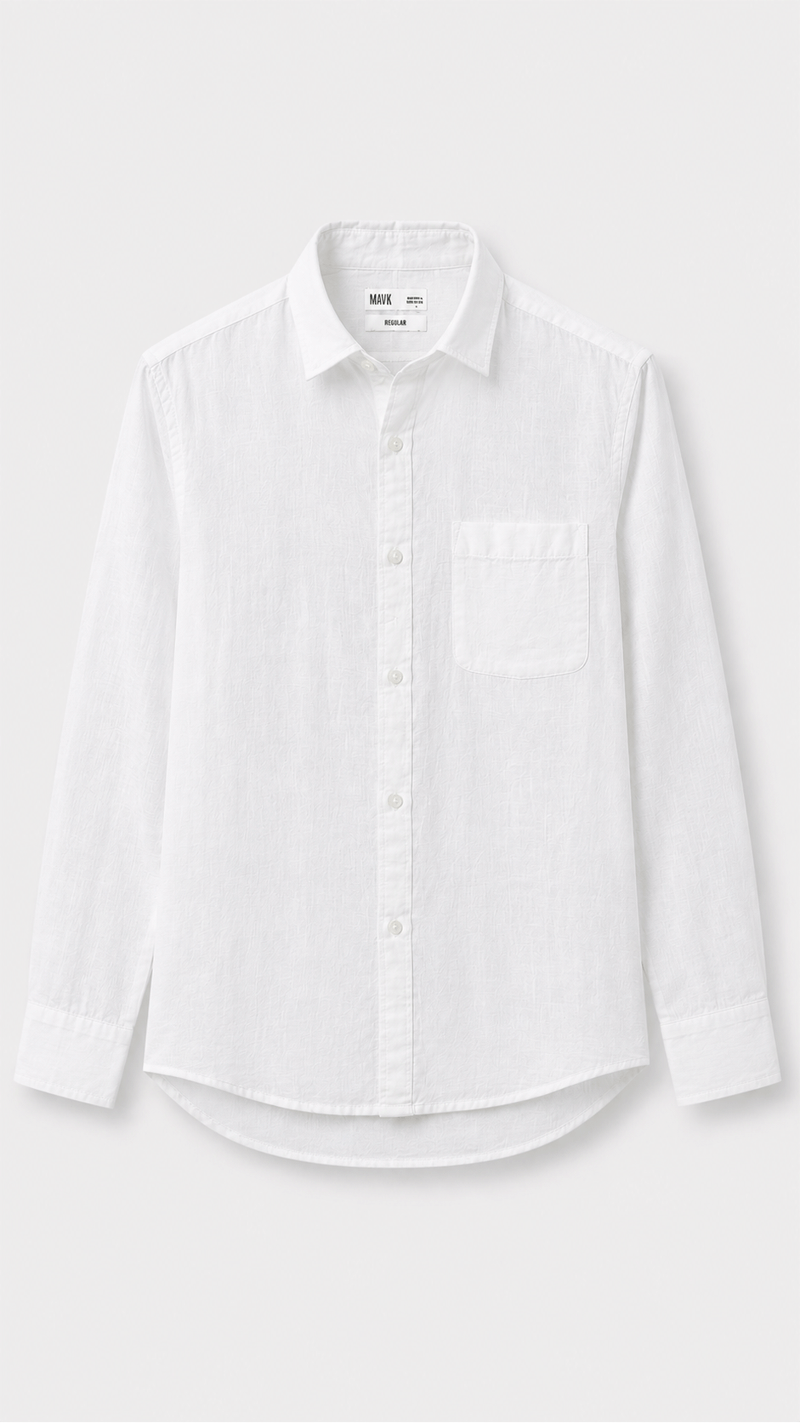 100% Linen Regular Fit Shirt view 8