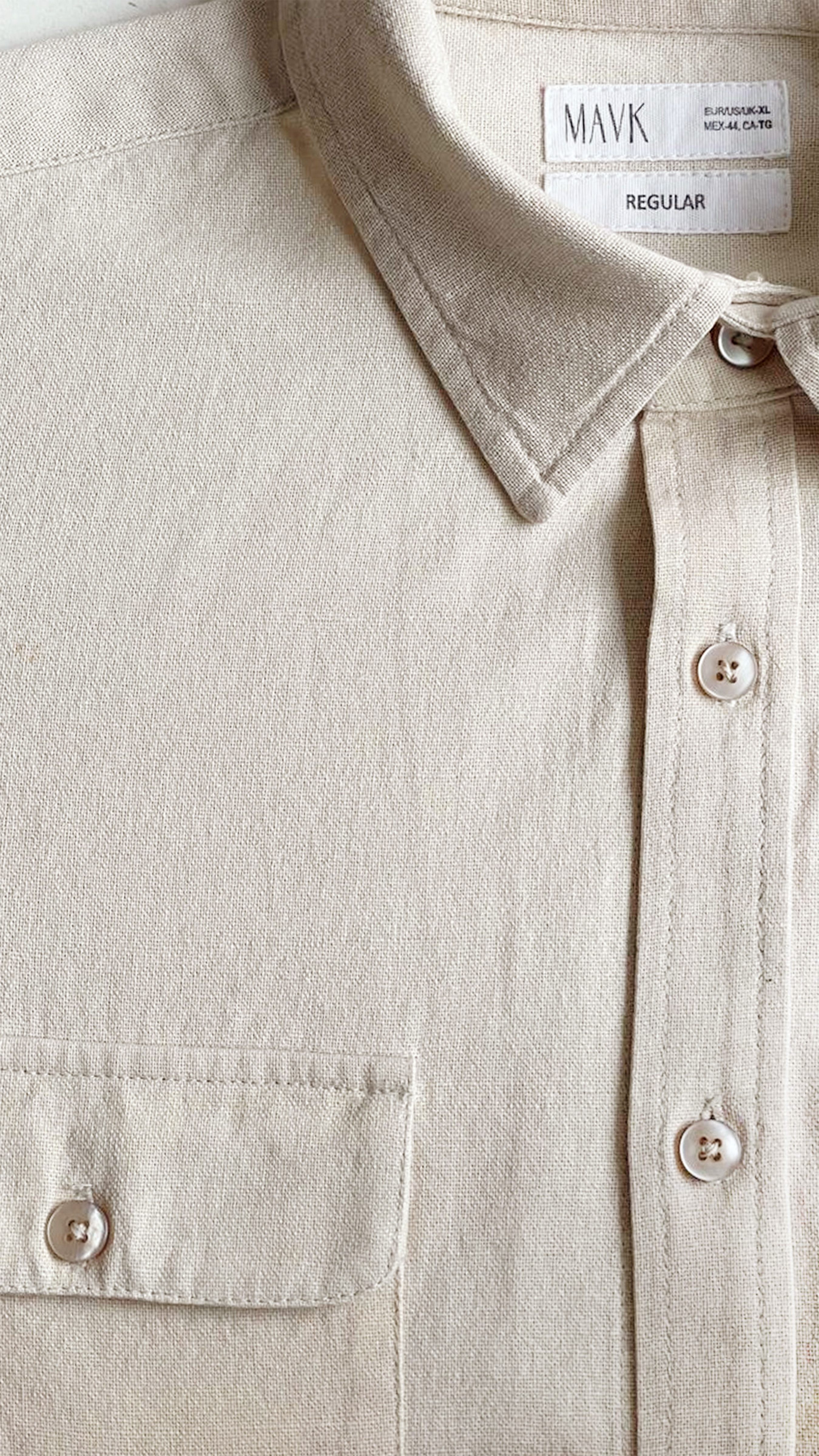 Regular Fit Cotton Shirt With Pockets view 10