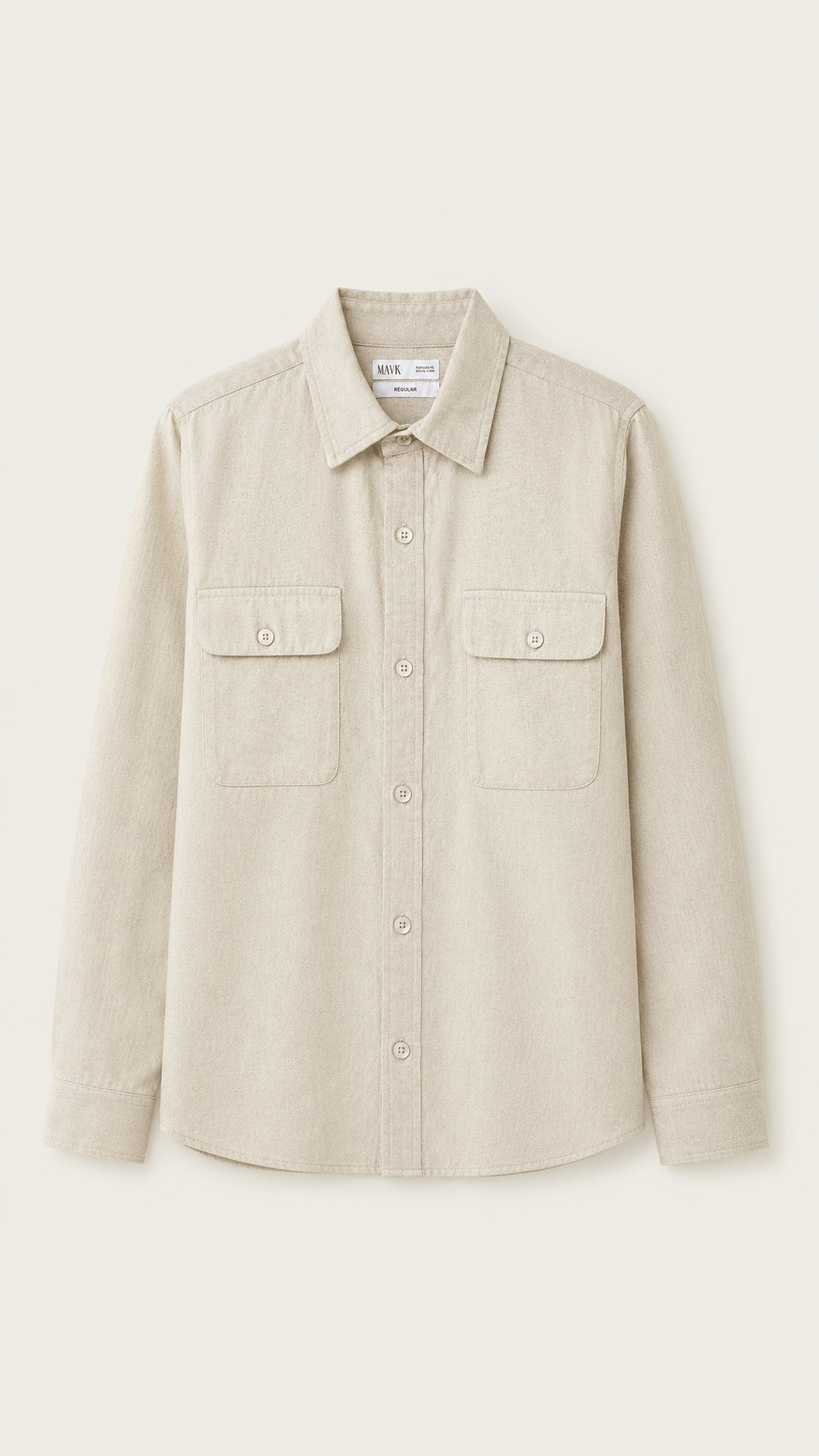 Regular Fit Cotton Shirt With Pockets view 8