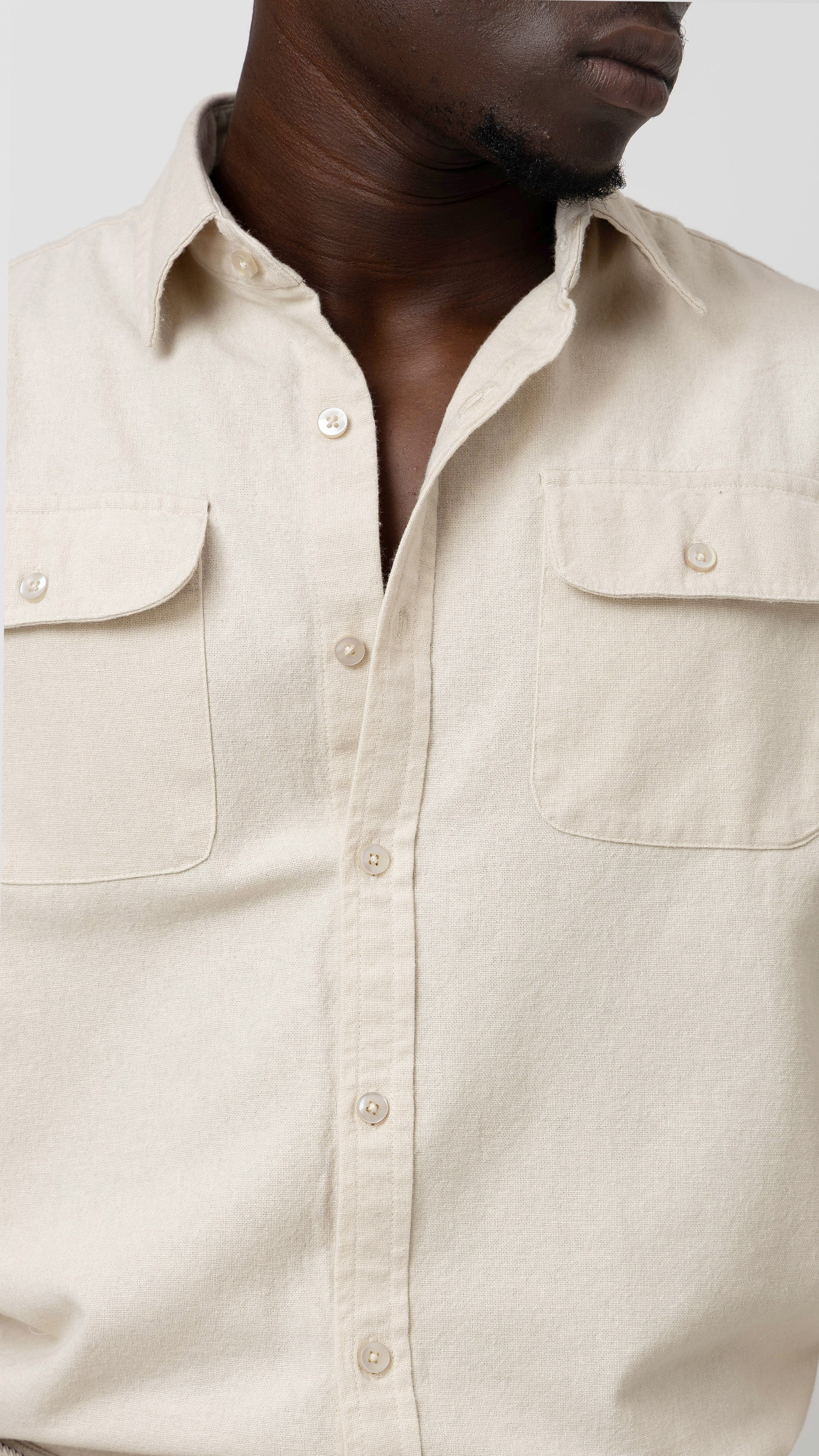 Regular Fit Cotton Shirt With Pockets view 6