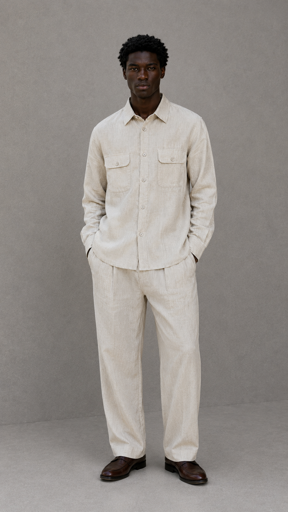 Regular Fit Cotton Shirt With Pockets alternate