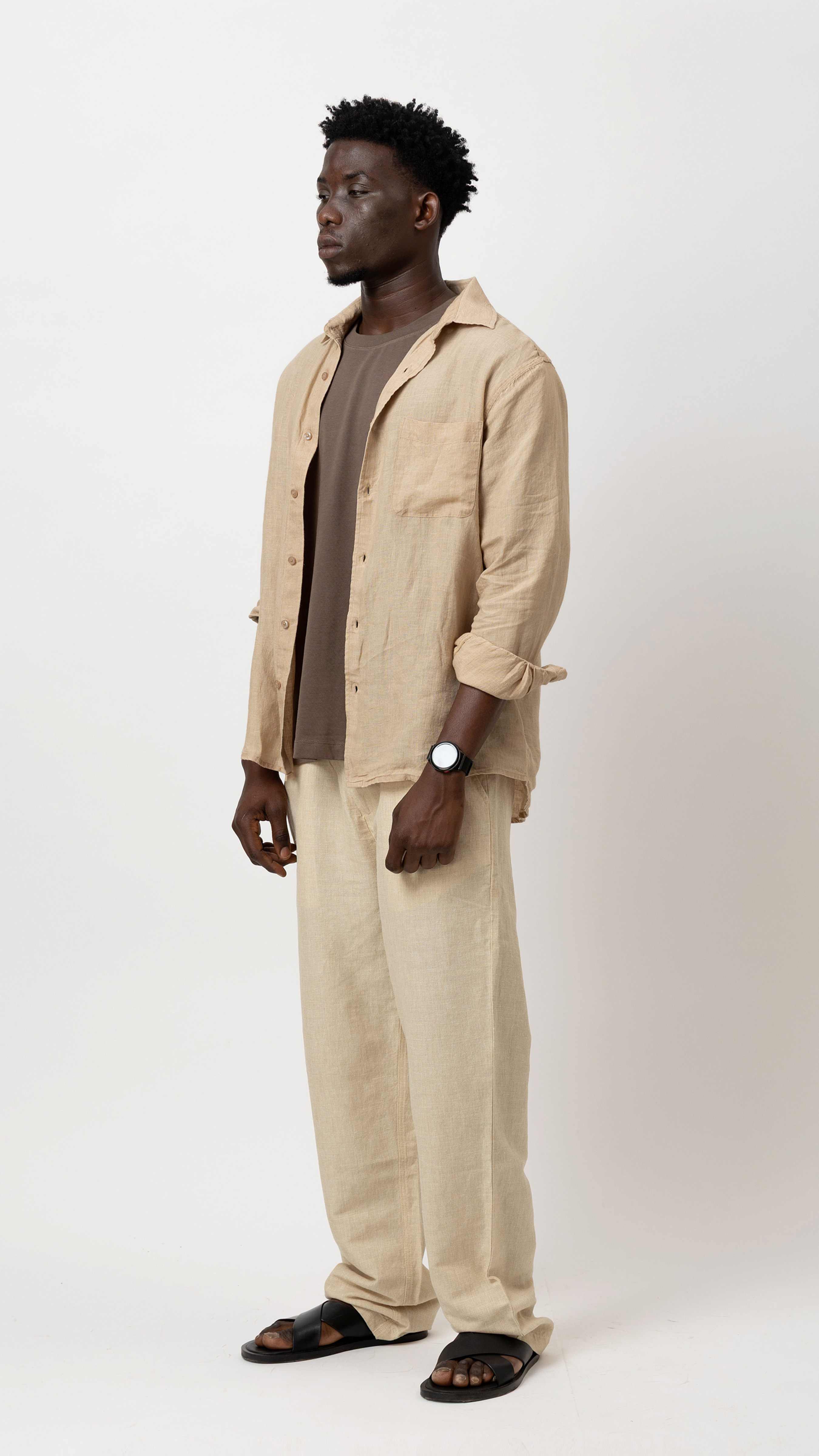 100% Linen Regular Fit Shirt alternate