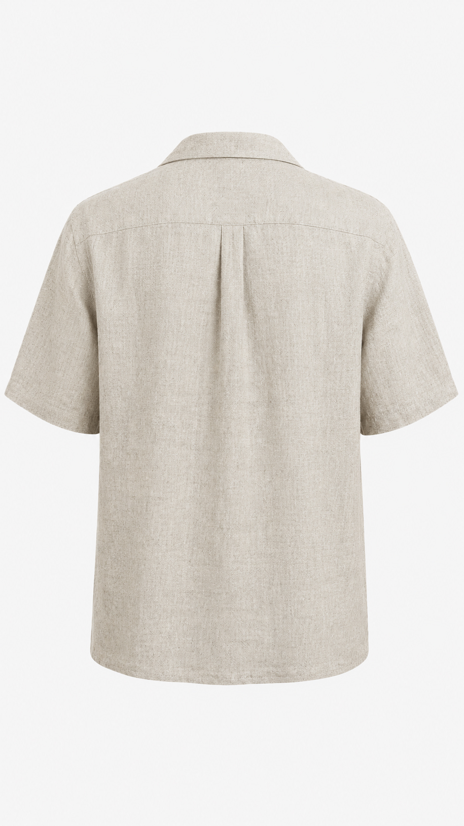 Short Sleeve Linen Cotton Shirt view 4