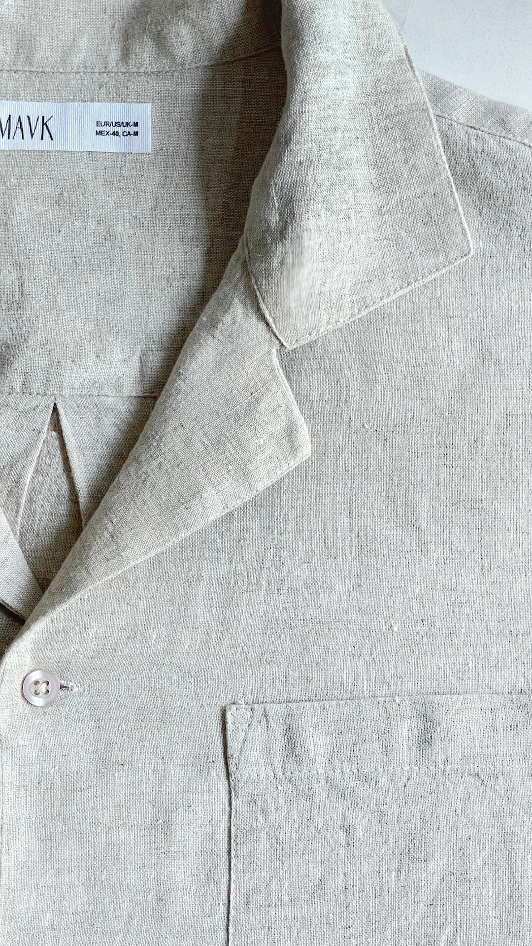 Short Sleeve Linen Cotton Shirt view 5