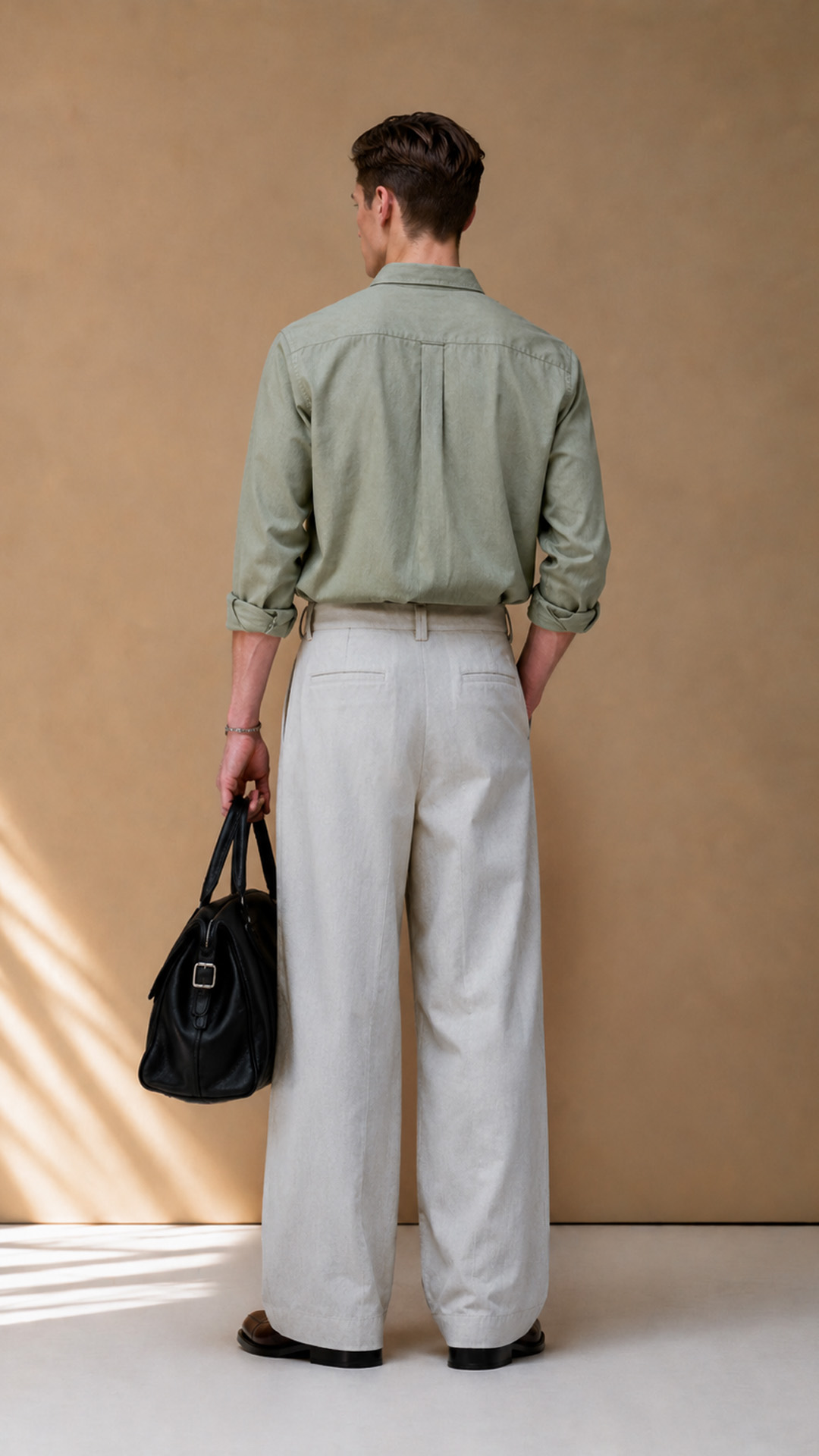 Pleated Trousers view 3